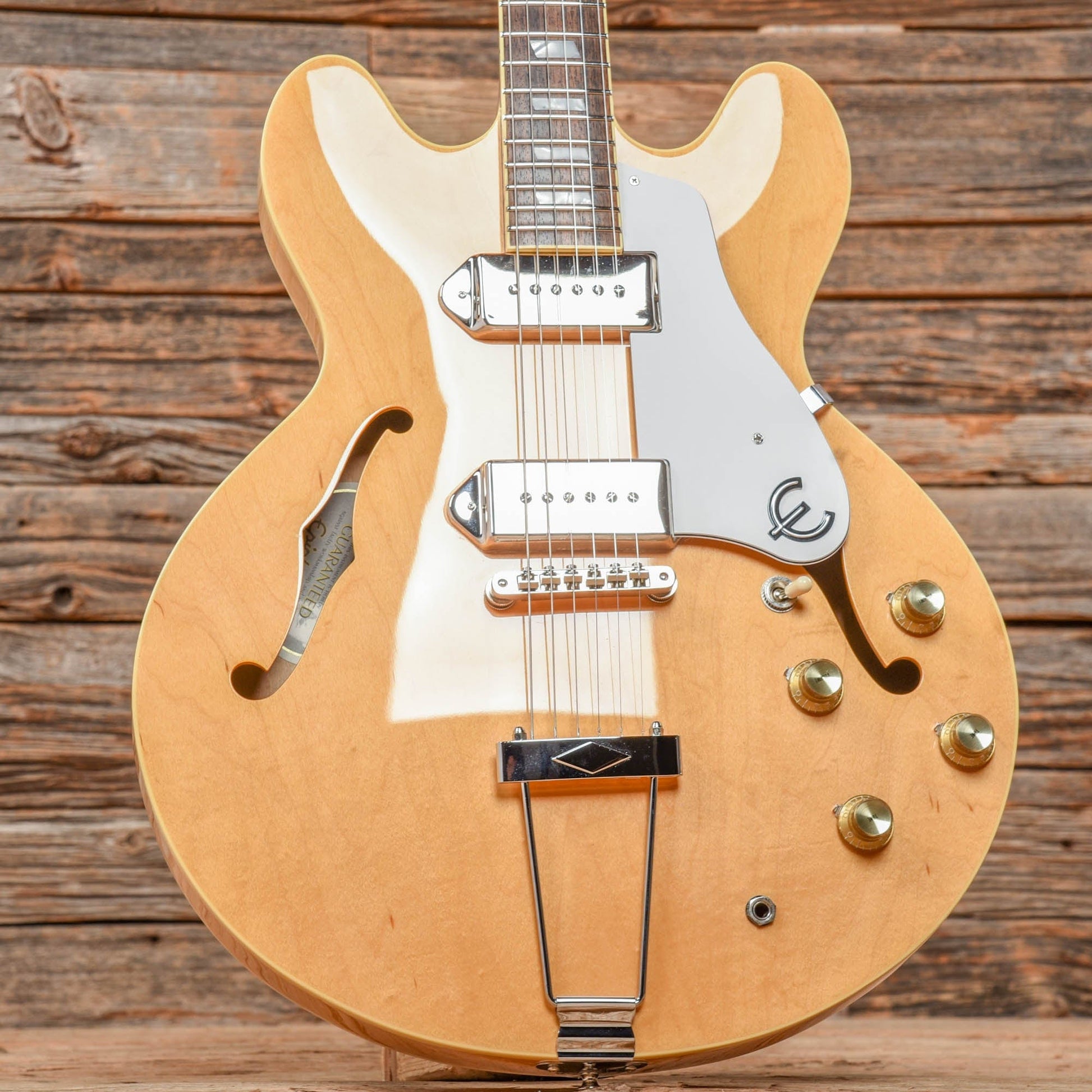 Epiphone Elitist Casino Natural Electric Guitars / Hollow Body