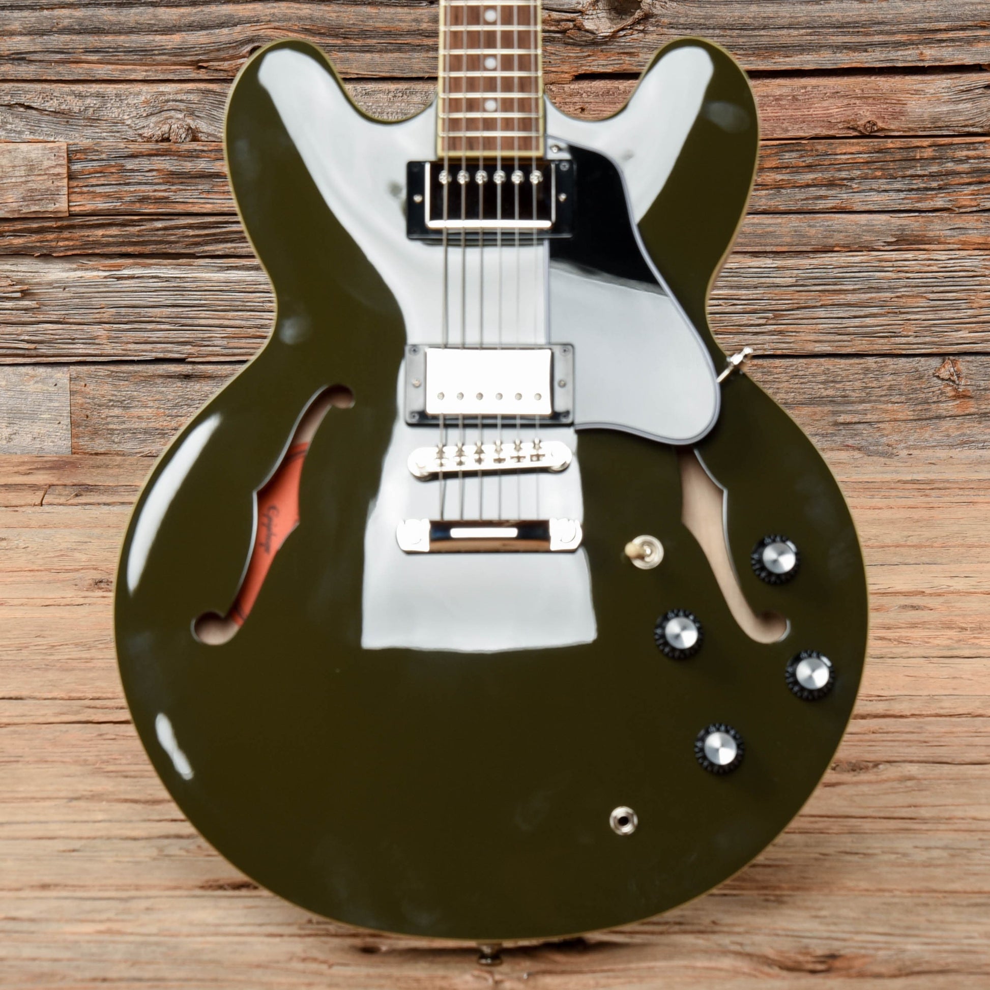 Epiphone ES-335 "Inspired by Gibson" Olive Drab 2021 Electric Guitars / Hollow Body