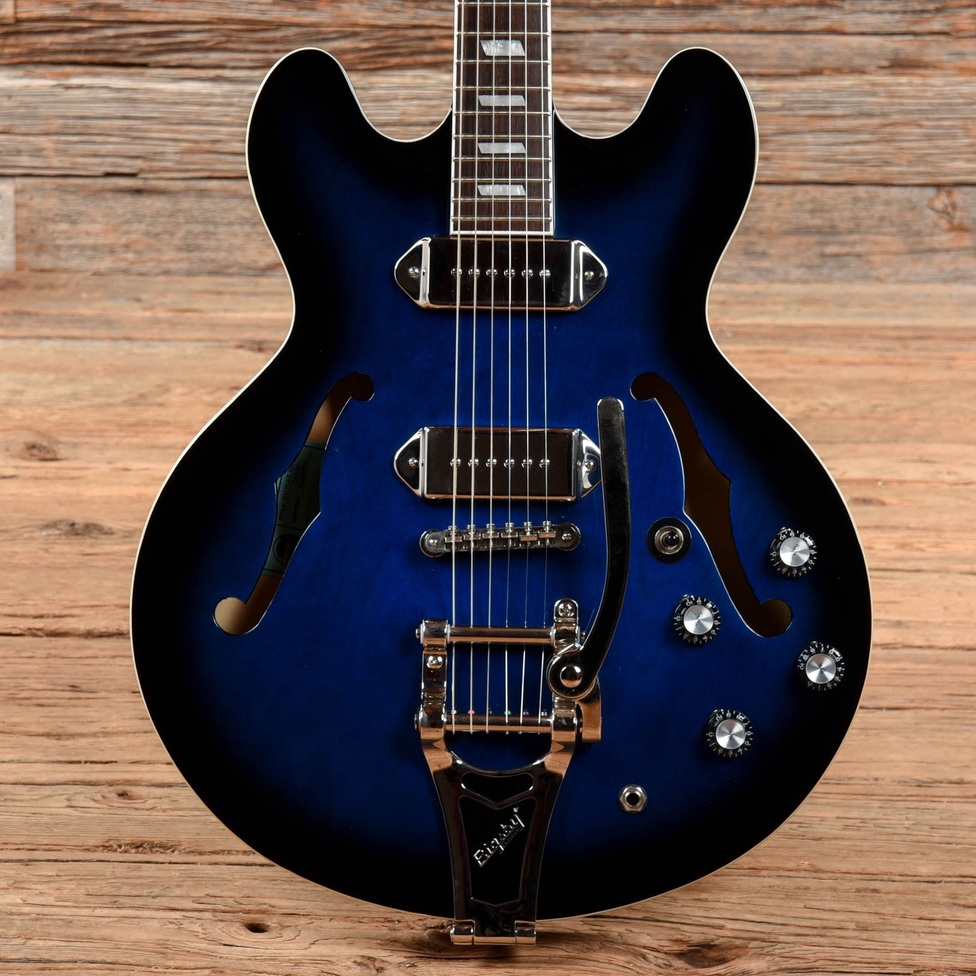 Epiphone Gary Clark Jr. Signature "Blak & Blu" Casino with Bigsby  2015 Electric Guitars / Hollow Body