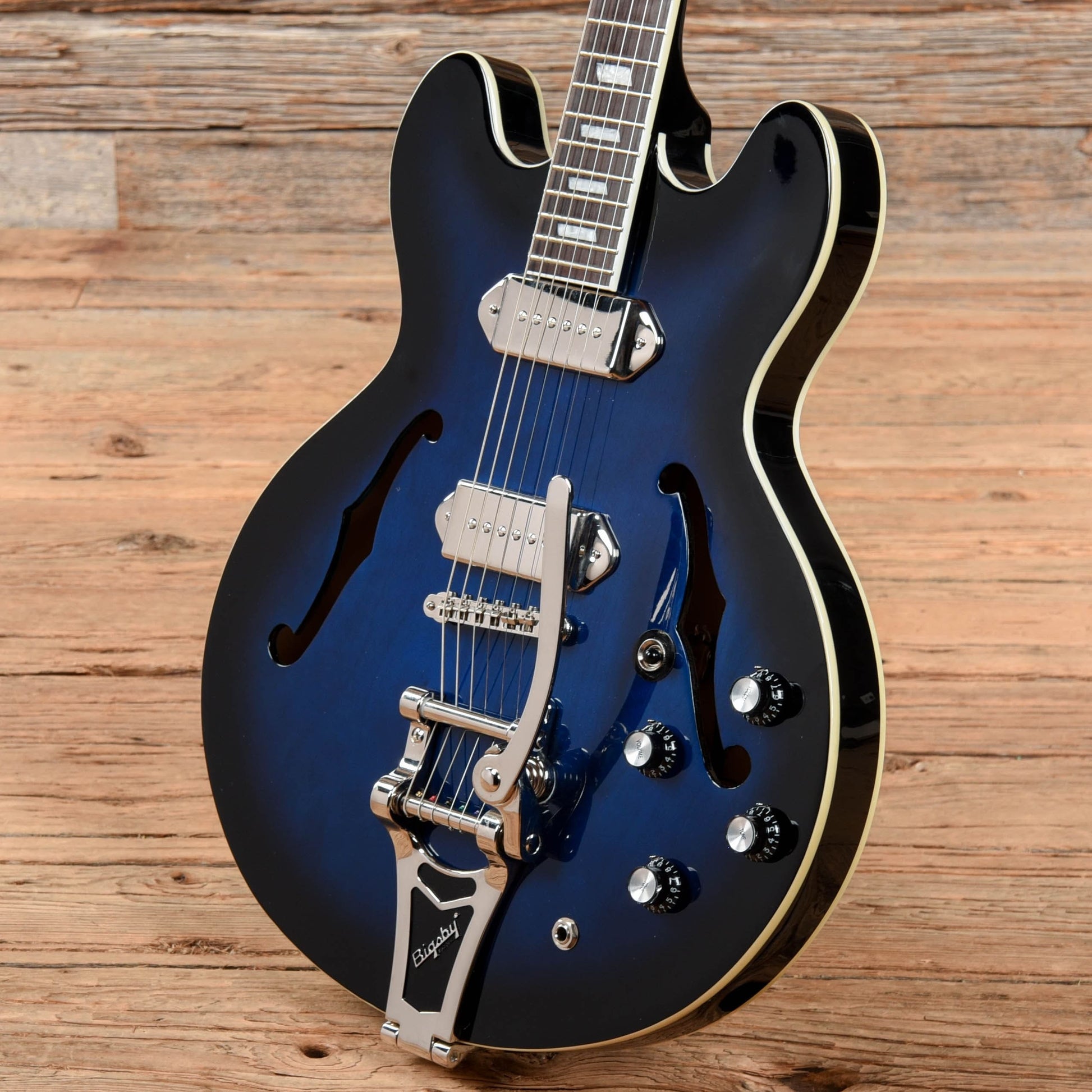 Epiphone Gary Clark Jr. Signature "Blak & Blu" Casino with Bigsby  2015 Electric Guitars / Hollow Body