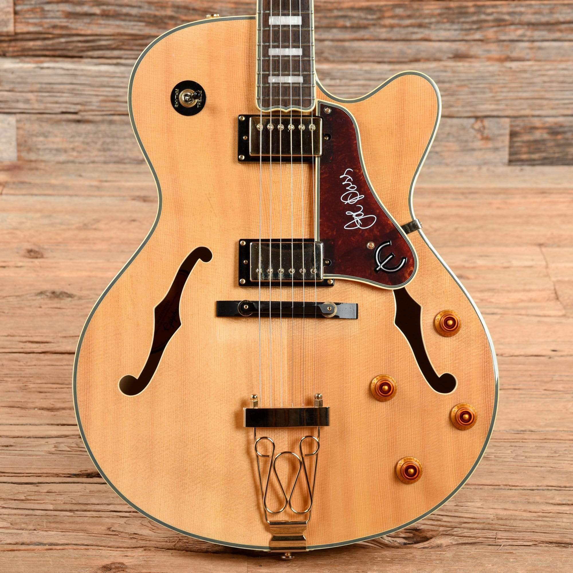 Epiphone Joe Pass Emperor II Natural 2007 Electric Guitars / Hollow Body