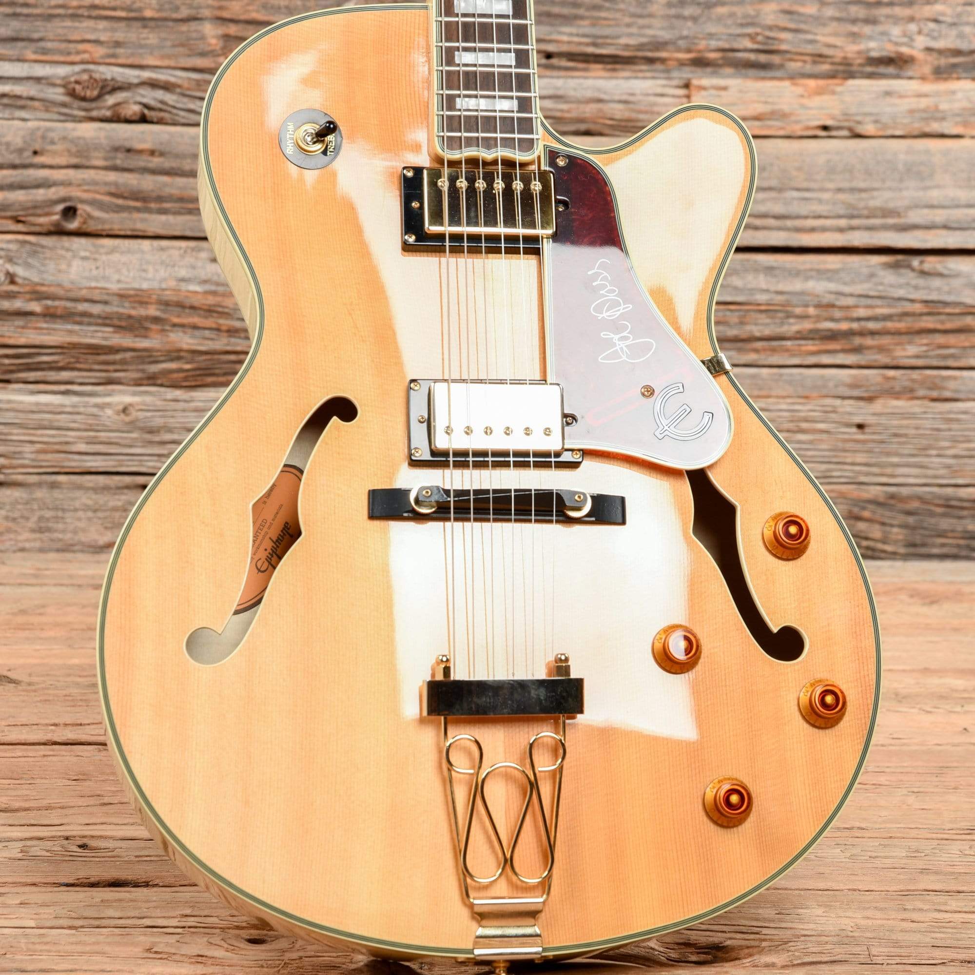 Epiphone Joe Pass Emperor II Natural 2007 Electric Guitars / Hollow Body