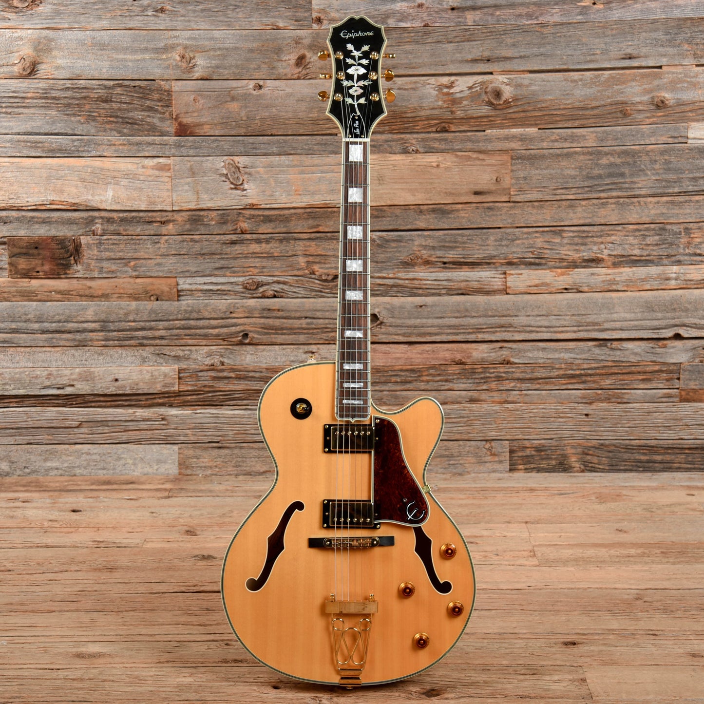 Epiphone Joe Pass Signature Emperor II Natural 2011 Electric Guitars / Hollow Body