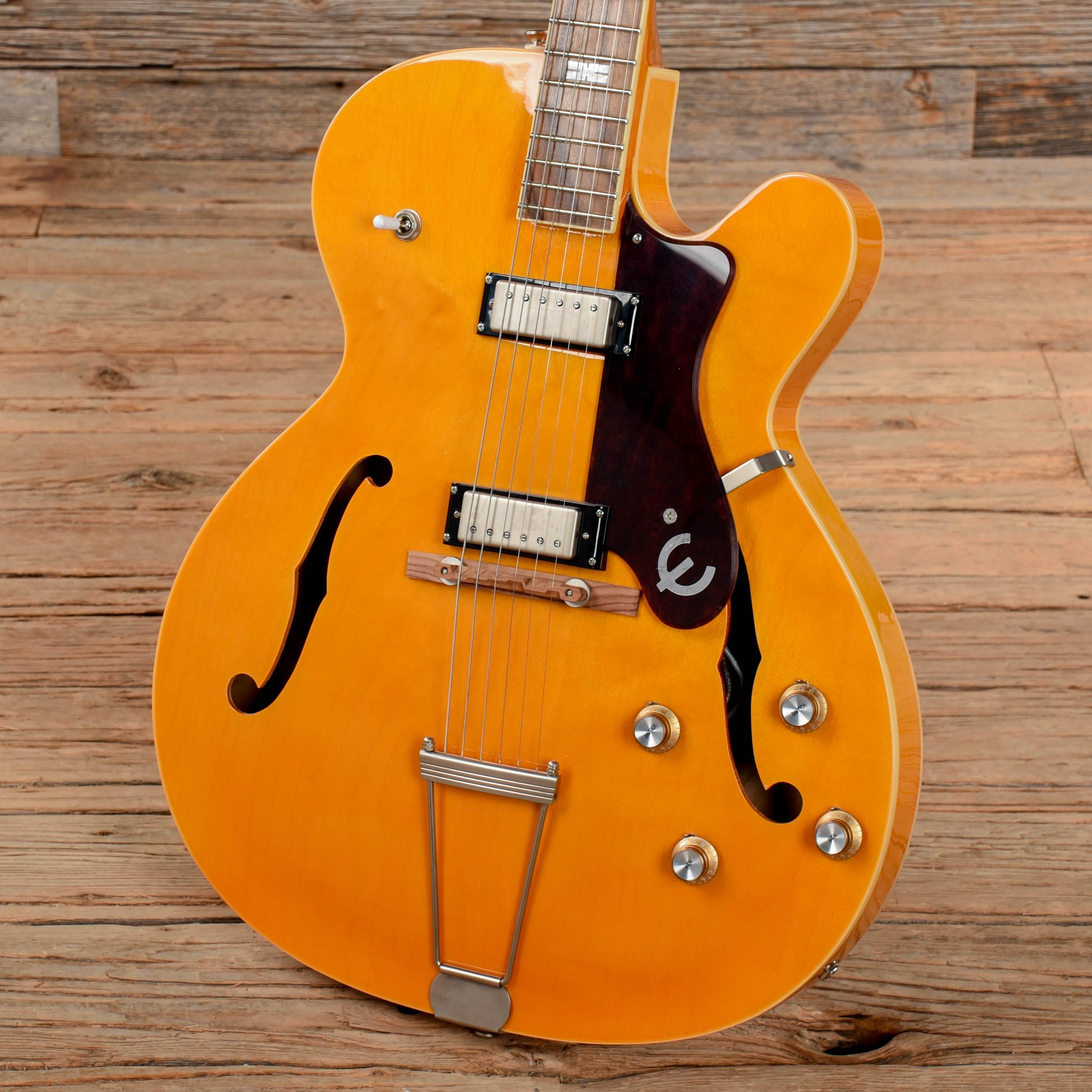 Epiphone Limited Edition John Lee Hooker 100th Anniversary Zephyr Antique Natural 2018 Electric Guitars / Hollow Body