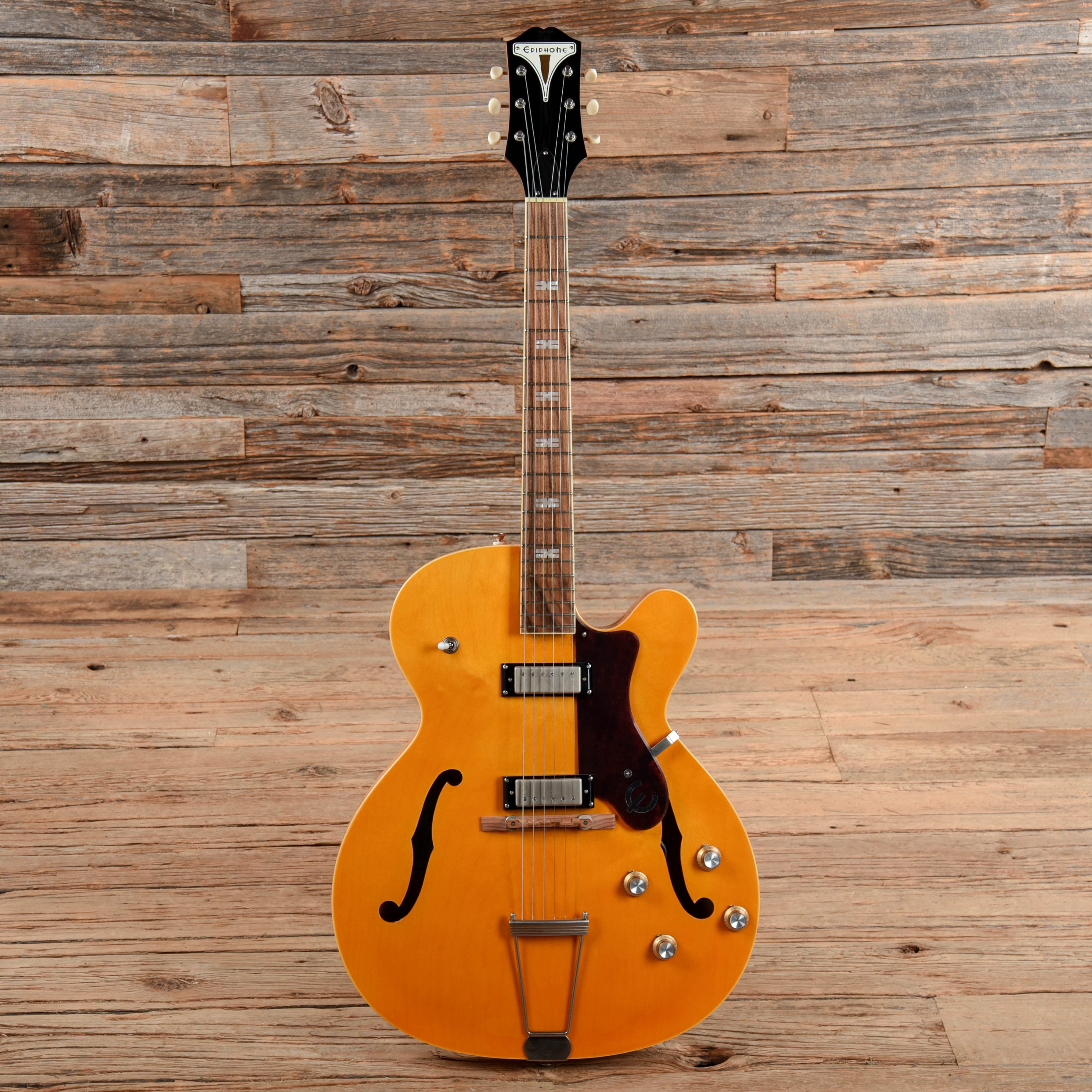 Epiphone Limited Edition John Lee Hooker 100th Anniversary Zephyr Antique Natural 2018 Electric Guitars / Hollow Body