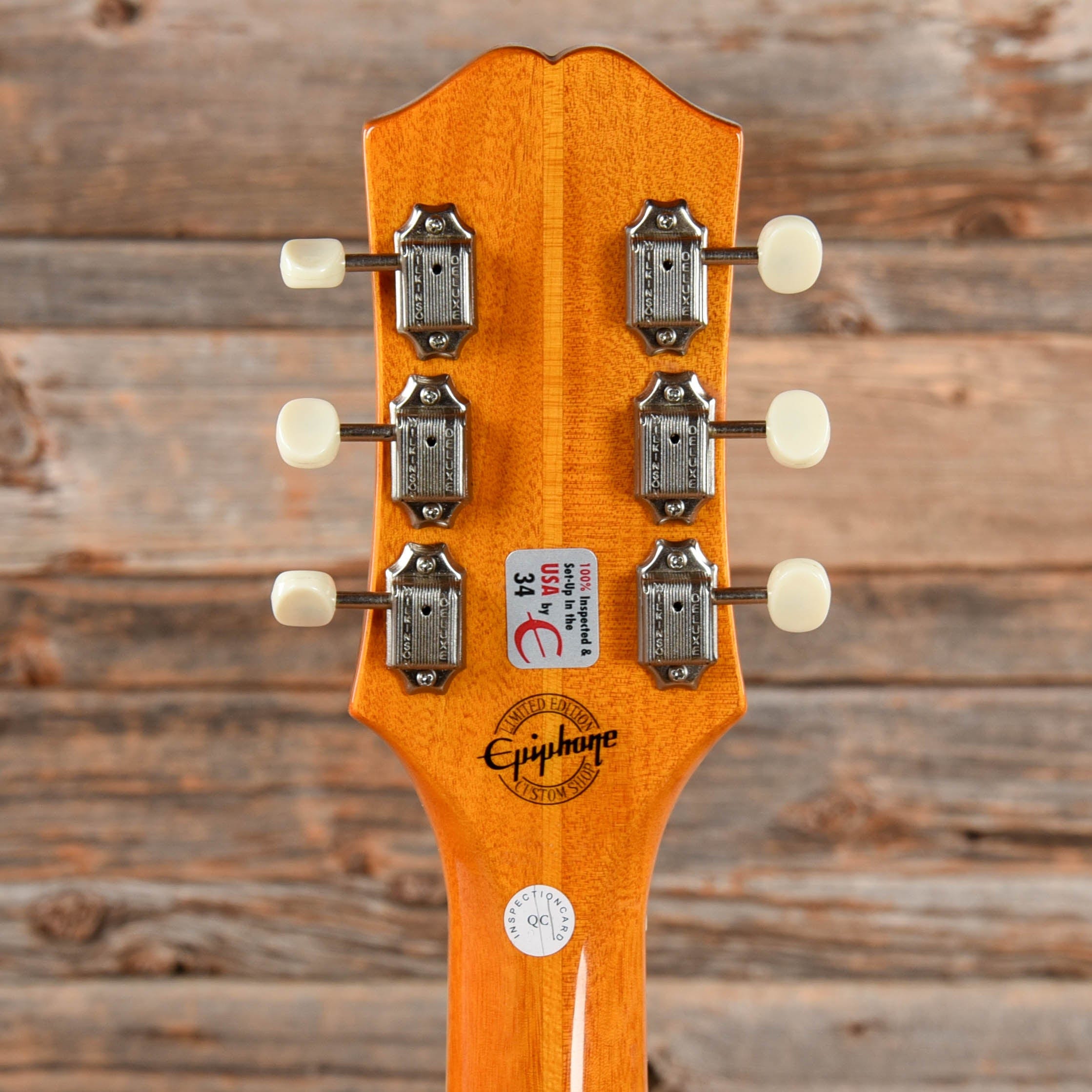 Epiphone Limited Edition John Lee Hooker 100th Anniversary Zephyr Antique Natural 2018 Electric Guitars / Hollow Body