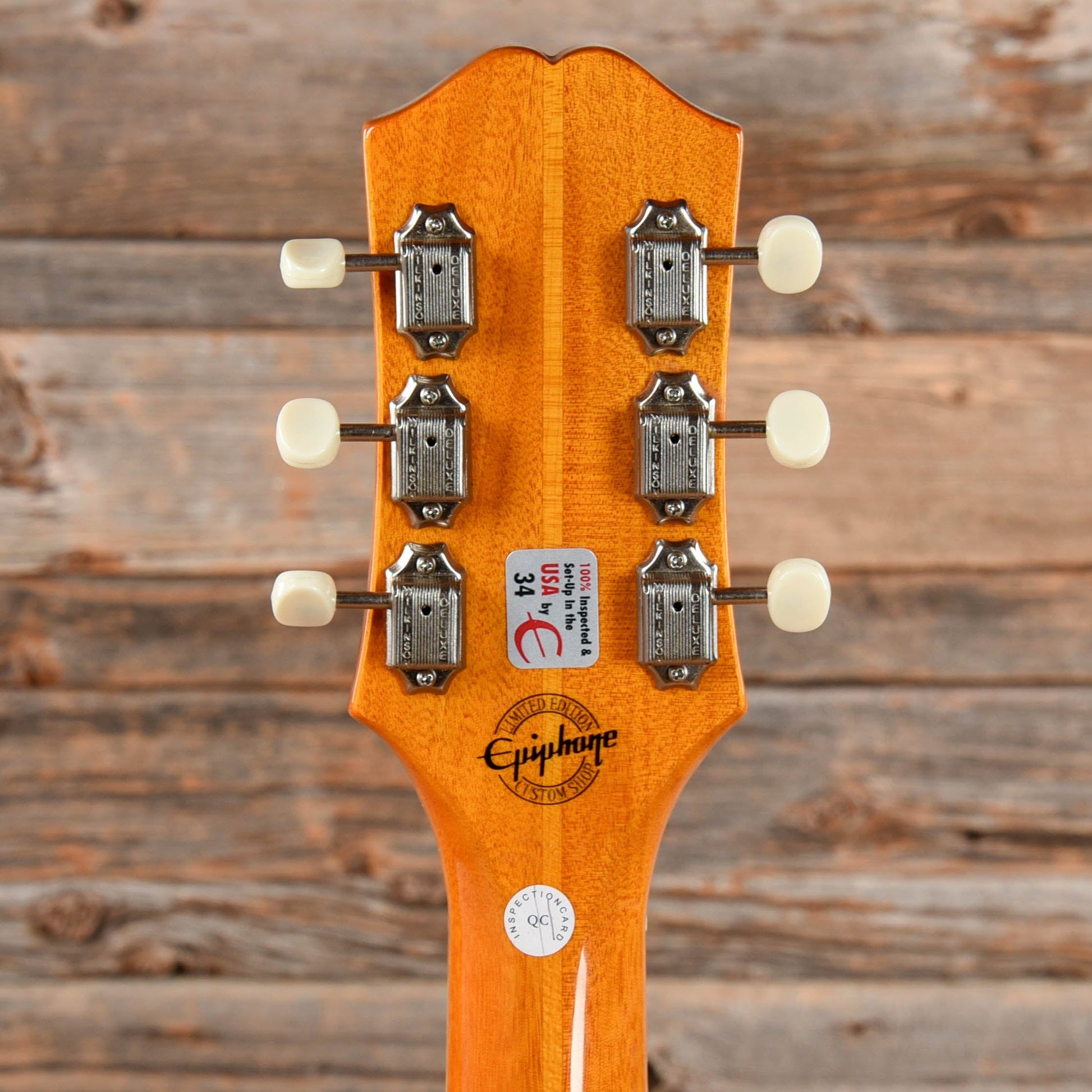 Epiphone Limited Edition John Lee Hooker 100th Anniversary Zephyr Antique Natural 2018 Electric Guitars / Hollow Body