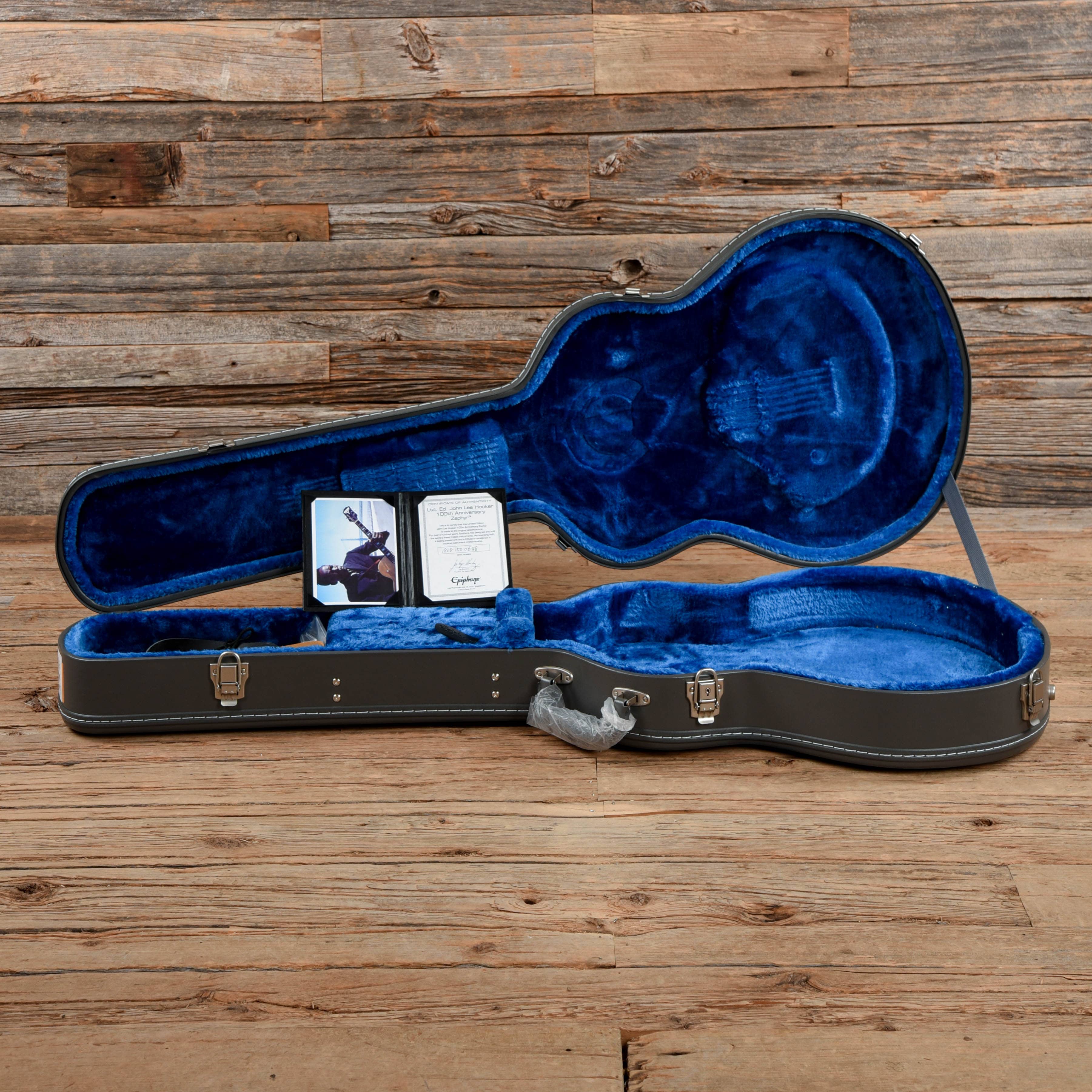 Epiphone Limited Edition John Lee Hooker 100th Anniversary Zephyr Antique Natural 2018 Electric Guitars / Hollow Body