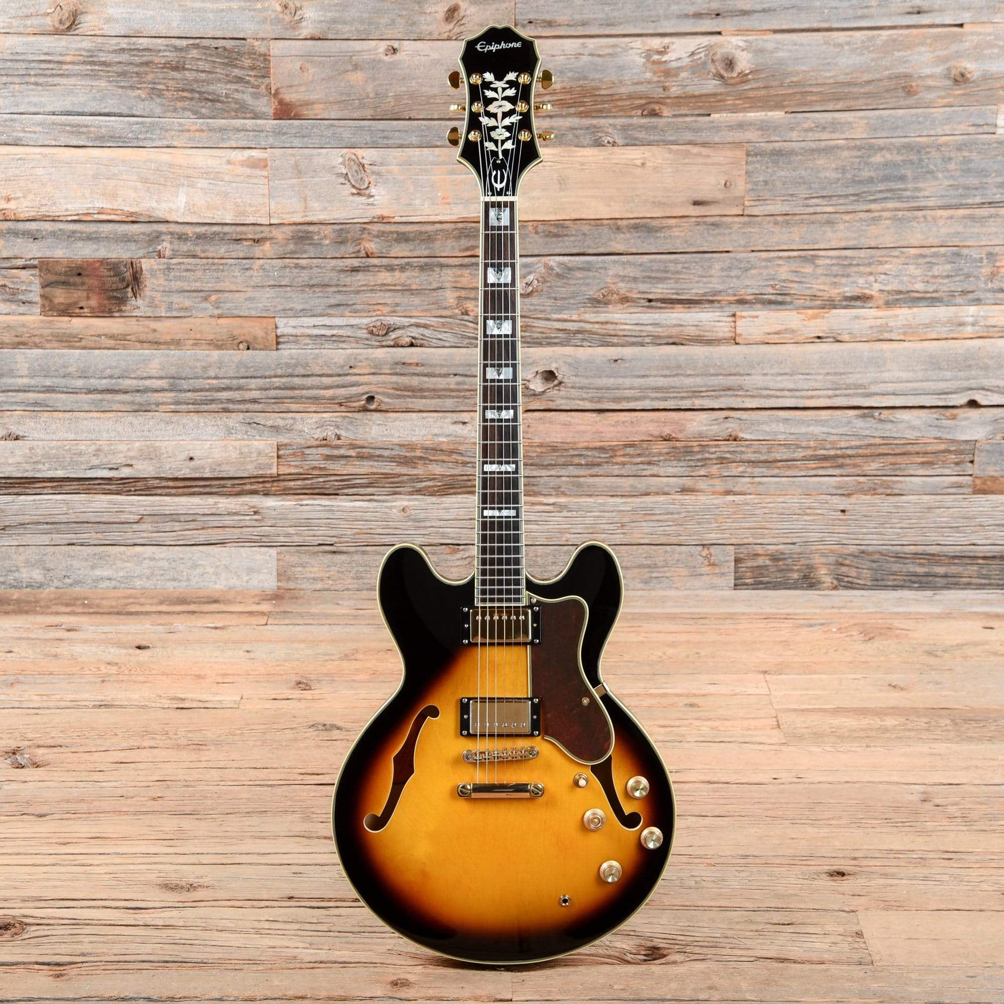 Epiphone Sheraton II Pro Vintage Sunburst 2016 Electric Guitars / Hollow Body