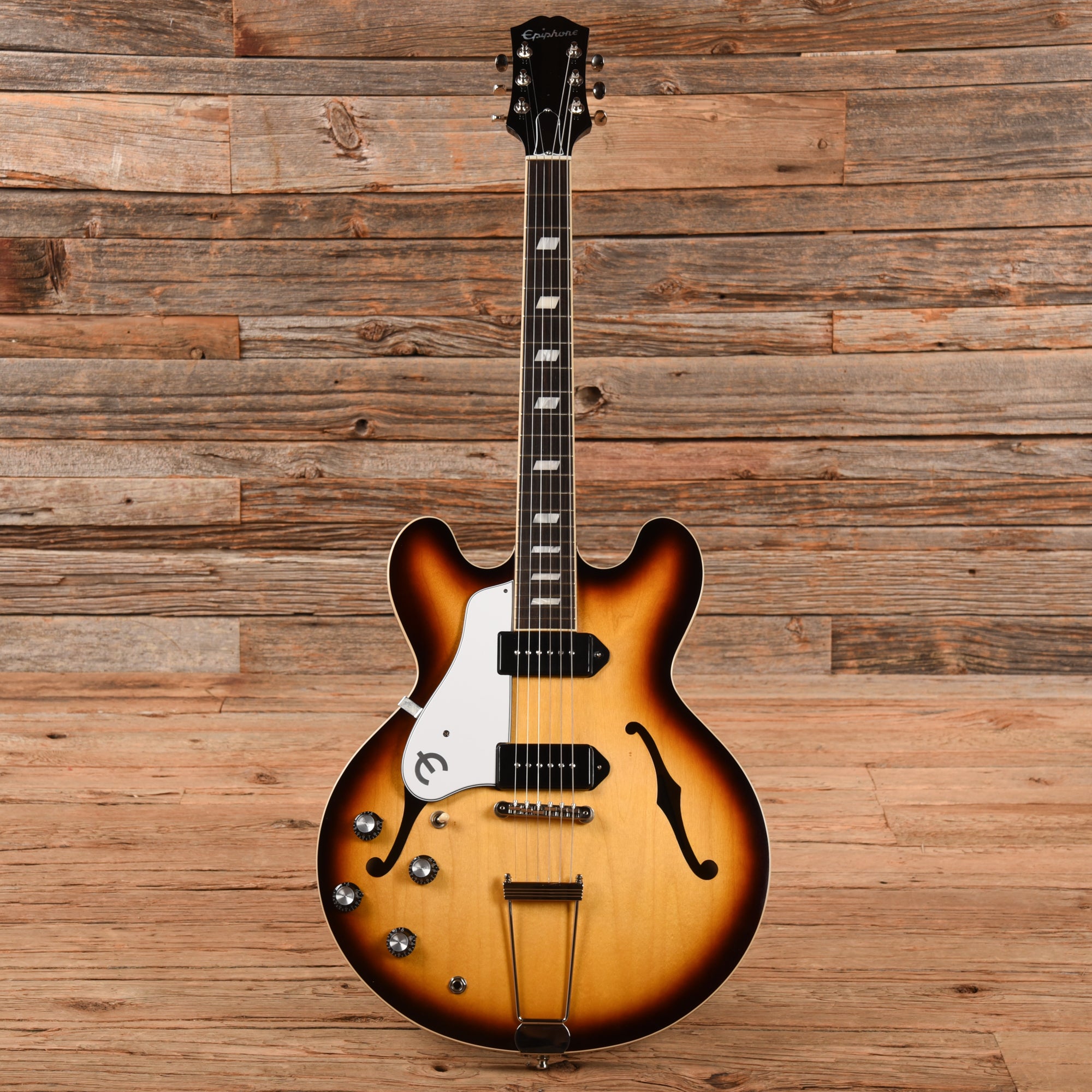 Epiphone USA Casino Vintage Burst 2022 LEFTY Electric Guitars / Hollow Body