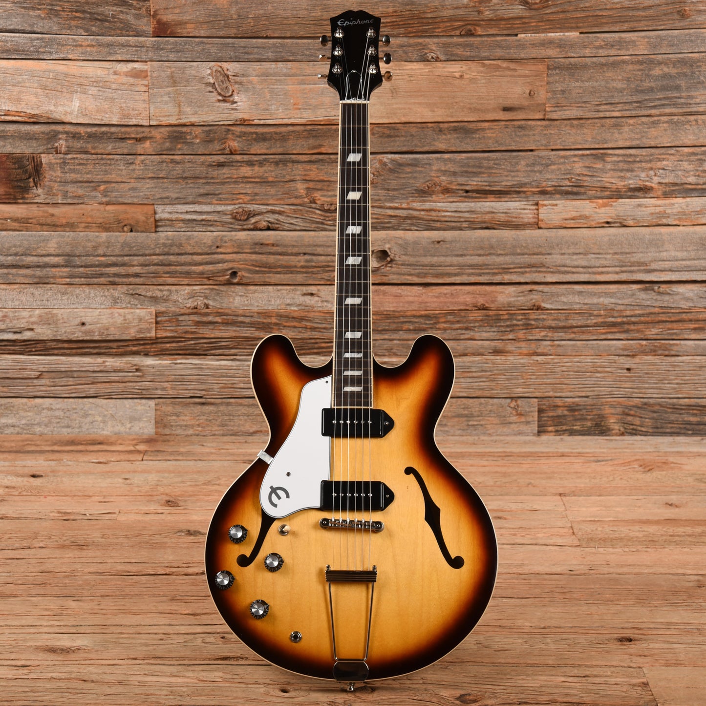 Epiphone USA Casino Vintage Burst 2022 LEFTY Electric Guitars / Hollow Body