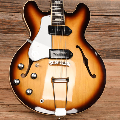 Epiphone USA Casino Vintage Burst 2022 LEFTY Electric Guitars / Hollow Body