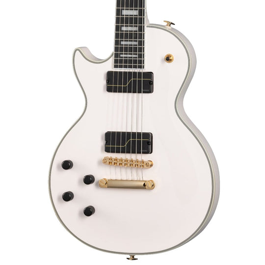 Epiphone Artist Matt Heafy Les Paul Custom Origins LEFTY 7-String Bone White Electric Guitars / Left-Handed