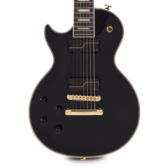 Epiphone Artist Matt Heafy Les Paul Custom Origins LEFTY 7-String Ebony Electric Guitars / Left-Handed