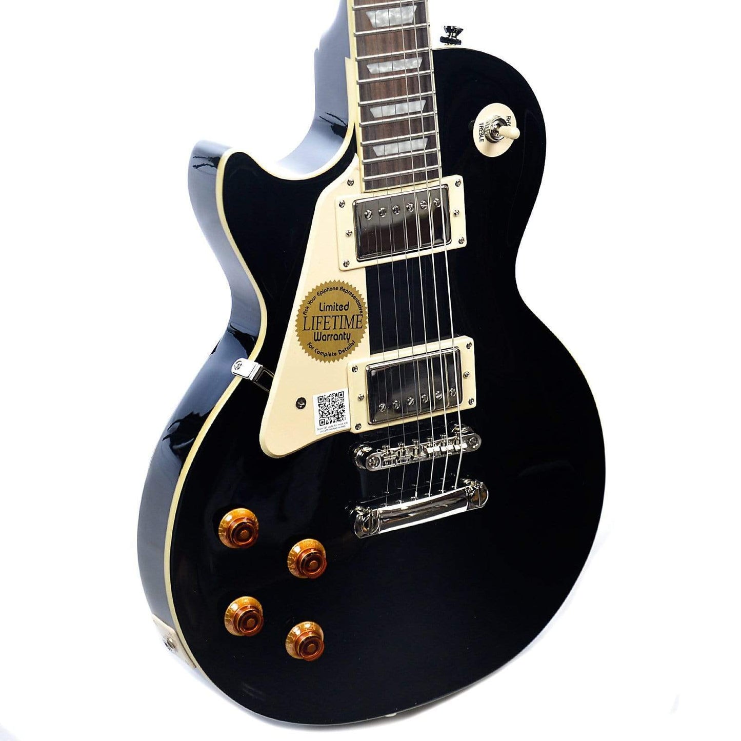 Epiphone Les Paul Standard Ebony Left-Handed Electric Guitars / Left-Handed