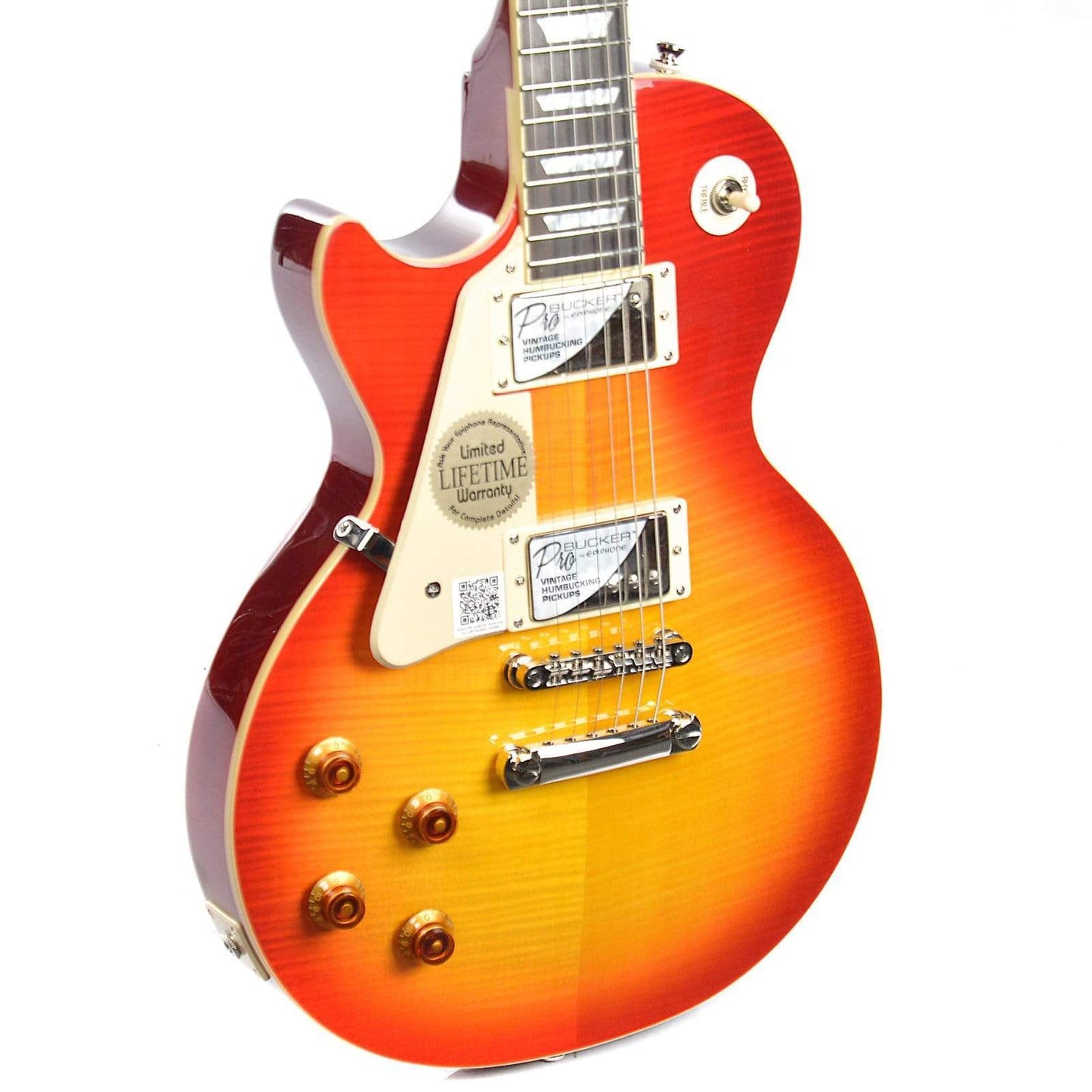 Epiphone Les Paul STD Plus Top Pro LEFTY Heritage Cherry Sunburst Electric Guitars / Left-Handed