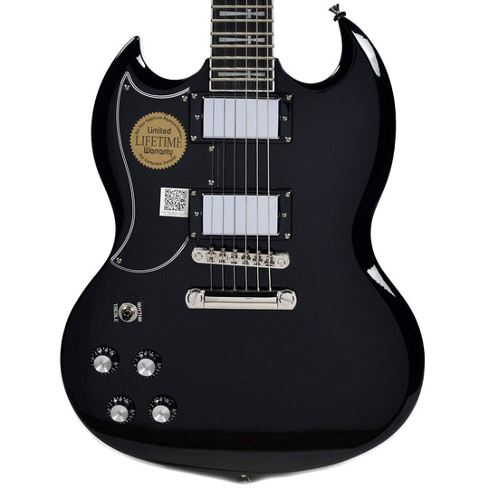 Epiphone Limited Edition Tony Iommi Signature SG Custom Ebony LEFTY Electric Guitars / Left-Handed