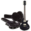 Epiphone Blueshawk Deluxe Trans Black NH and Epiphone Hardshell Case Bundle Electric Guitars / Semi-Hollow
