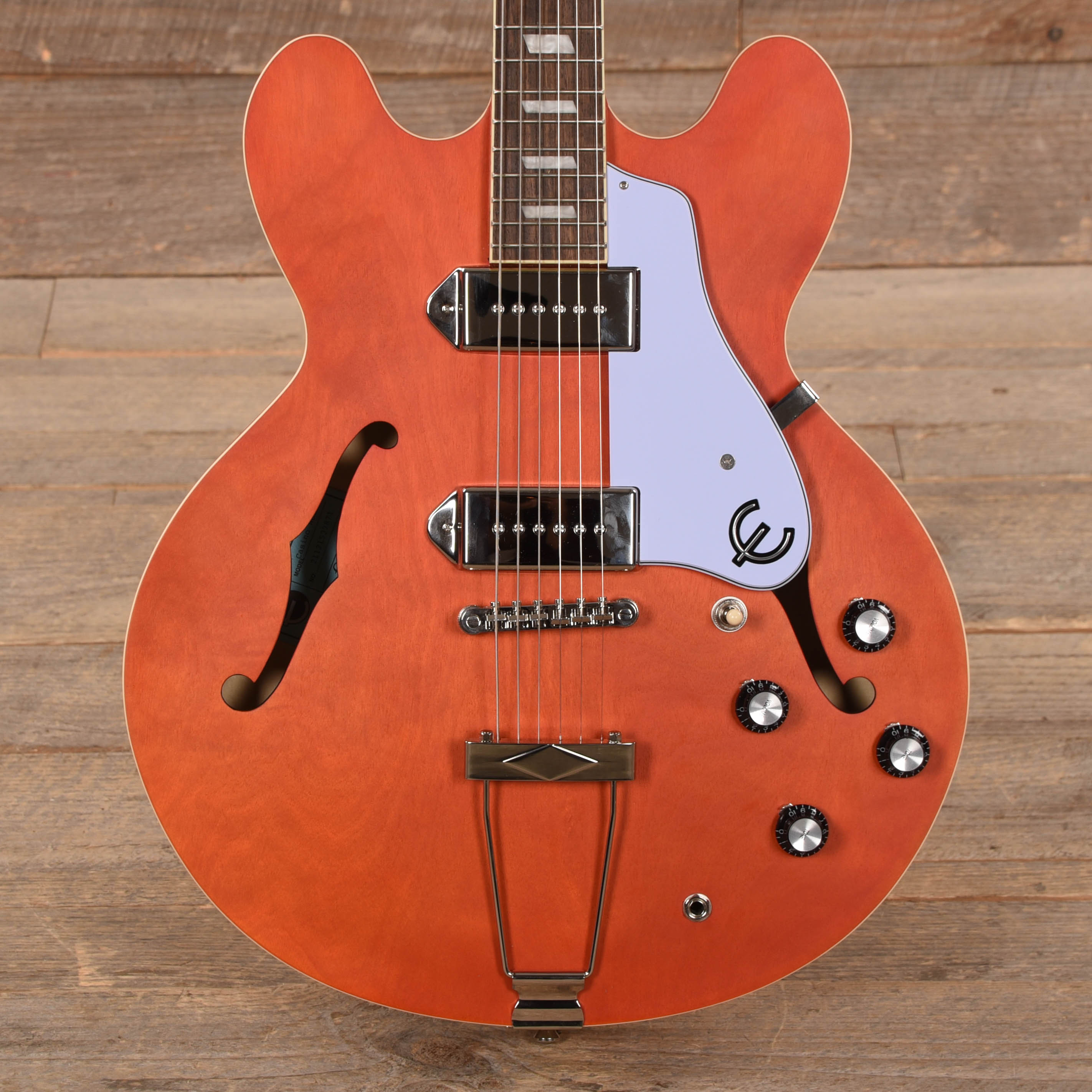 Epiphone Casino Worn Sunrise Orange Electric Guitars / Semi-Hollow