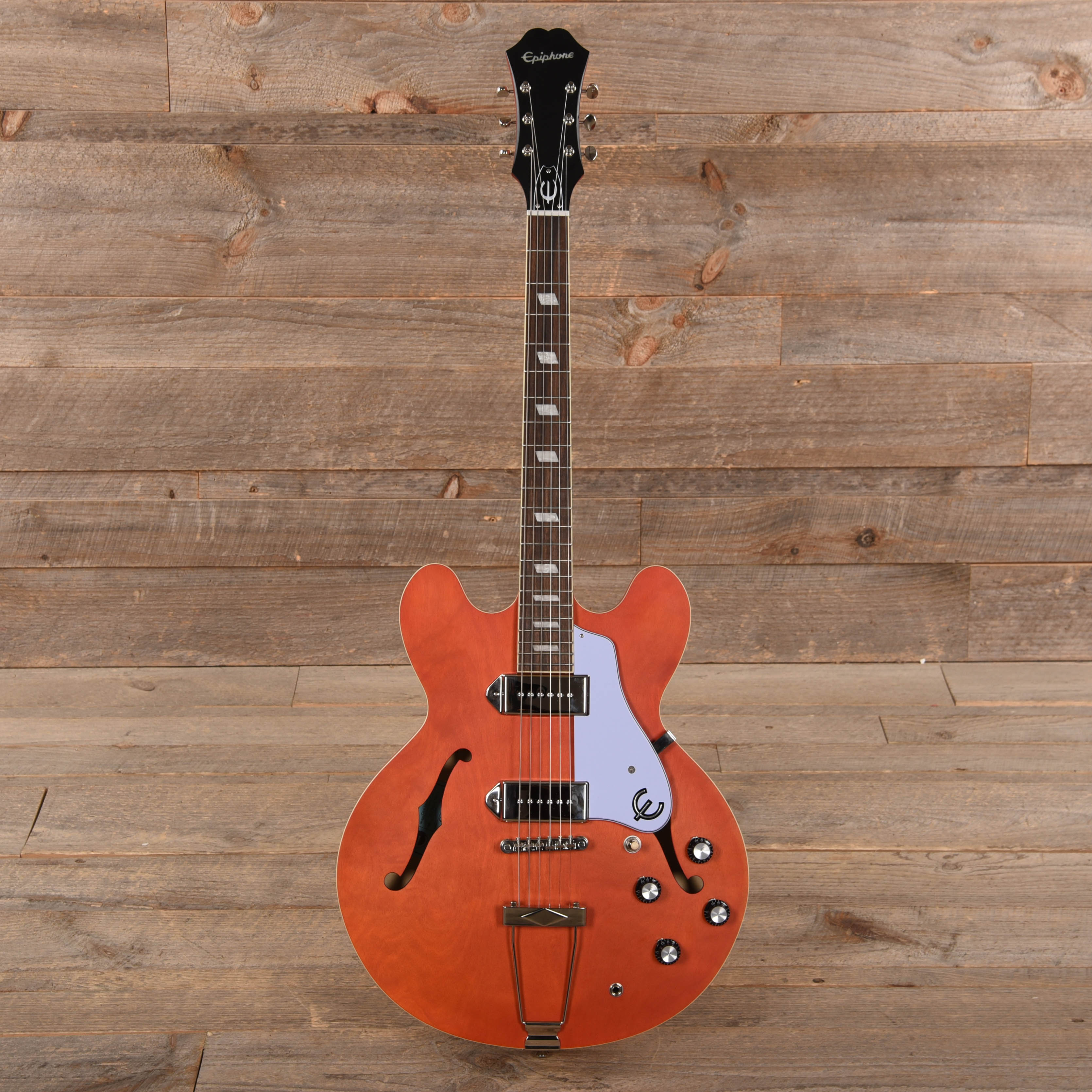Epiphone Casino Worn Sunrise Orange Electric Guitars / Semi-Hollow