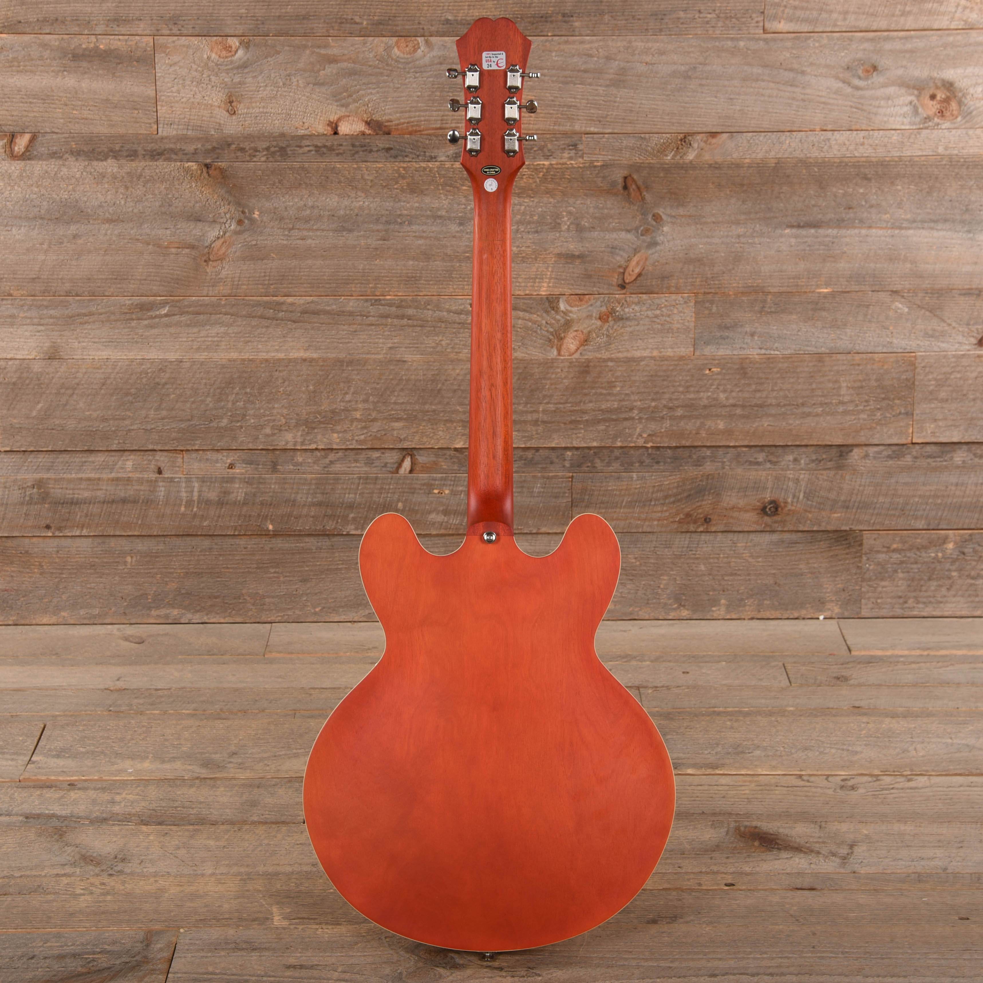 Epiphone Casino Worn Sunrise Orange Electric Guitars / Semi-Hollow