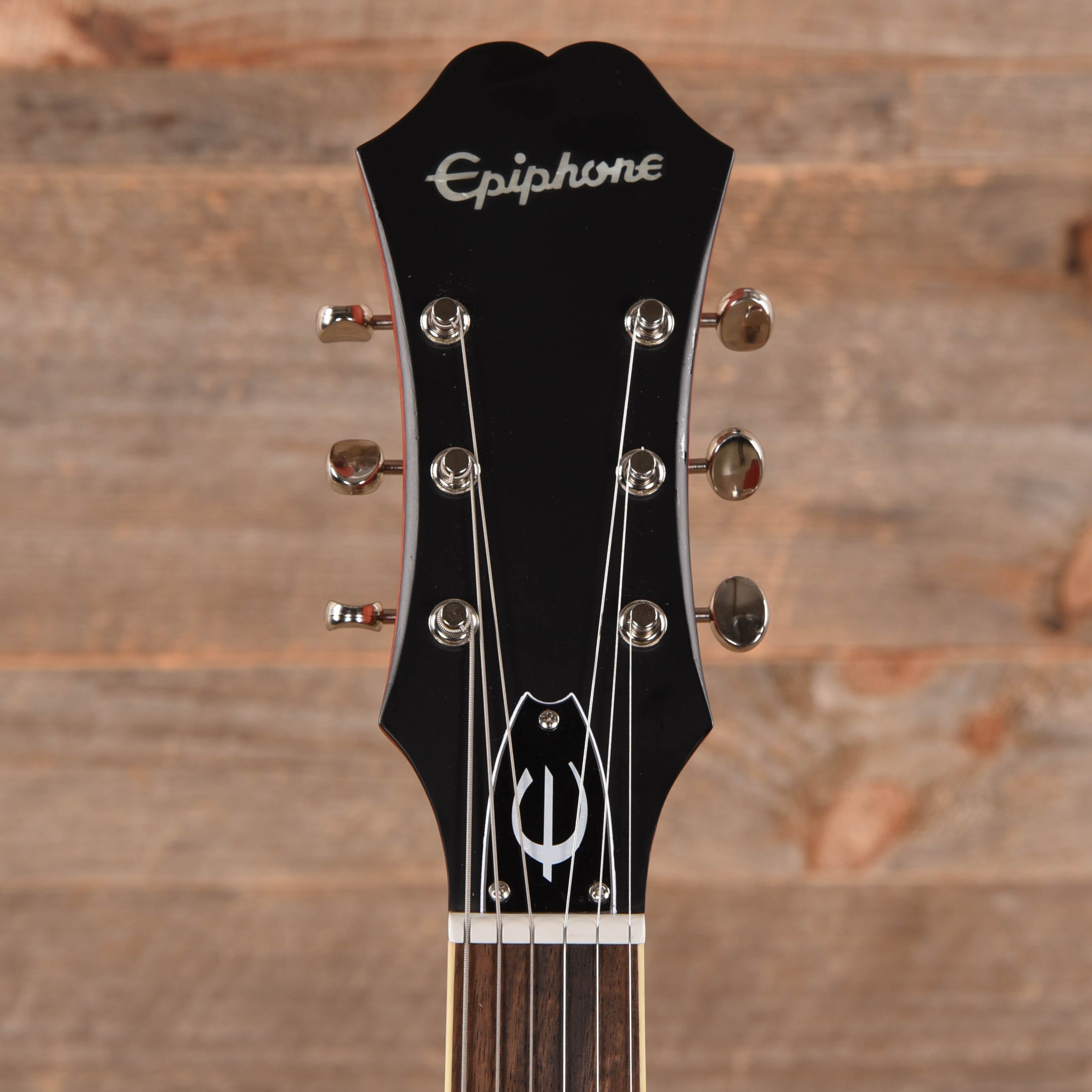 Epiphone Casino Worn Sunrise Orange Electric Guitars / Semi-Hollow