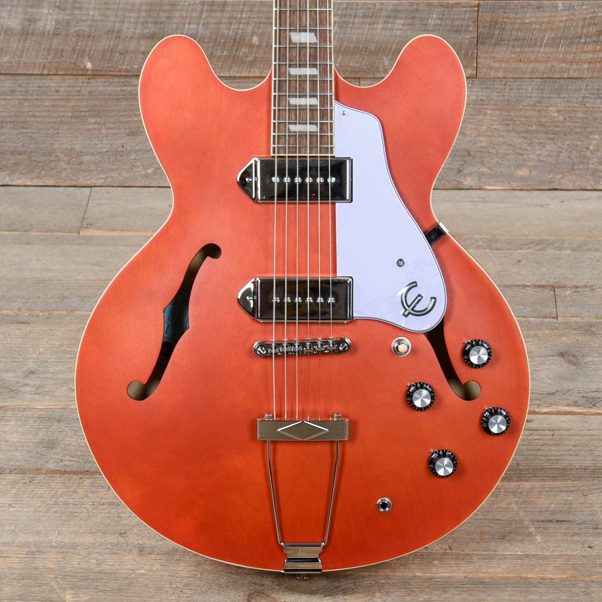 Epiphone Casino Worn Sunrise Orange Electric Guitars / Semi-Hollow