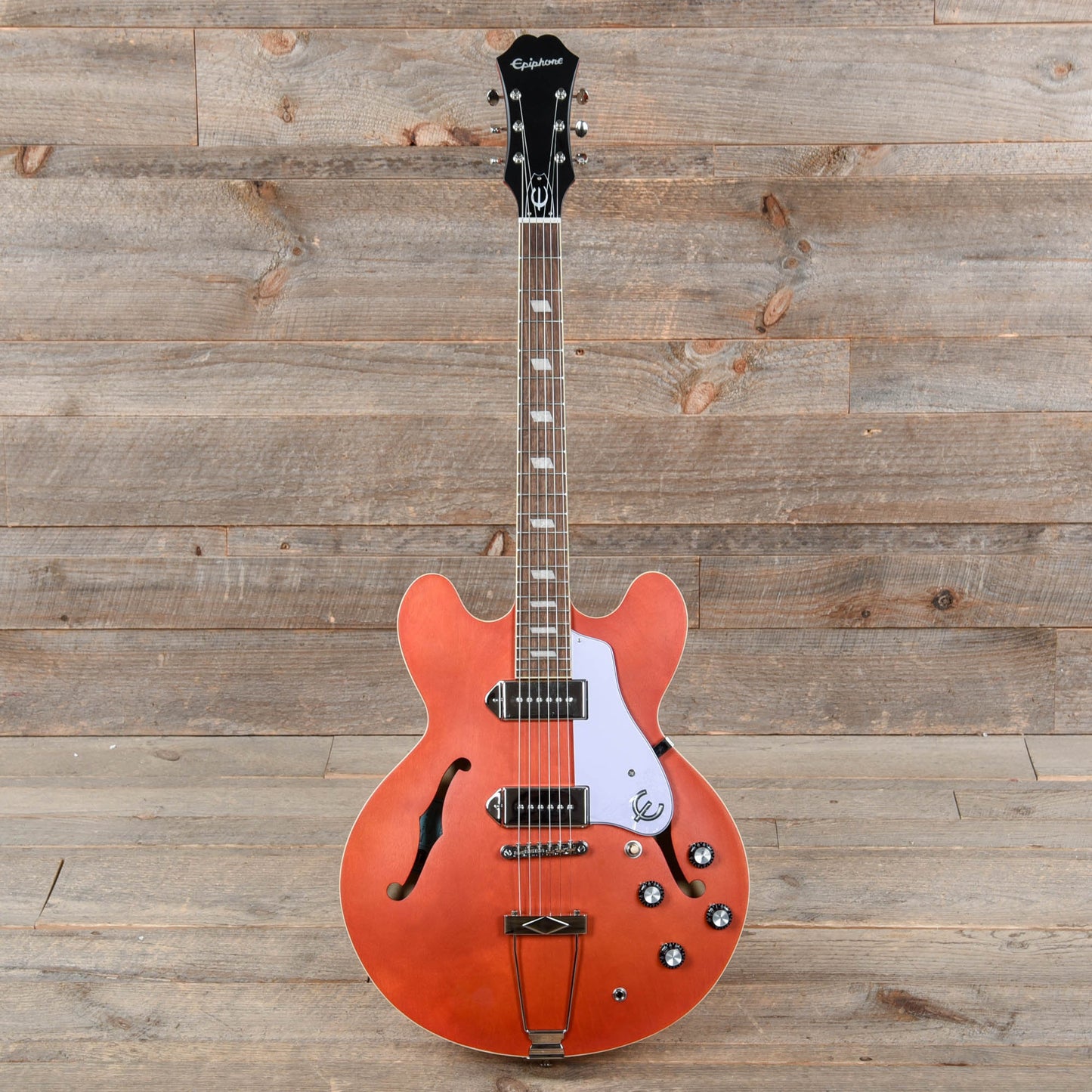 Epiphone Casino Worn Sunrise Orange Electric Guitars / Semi-Hollow
