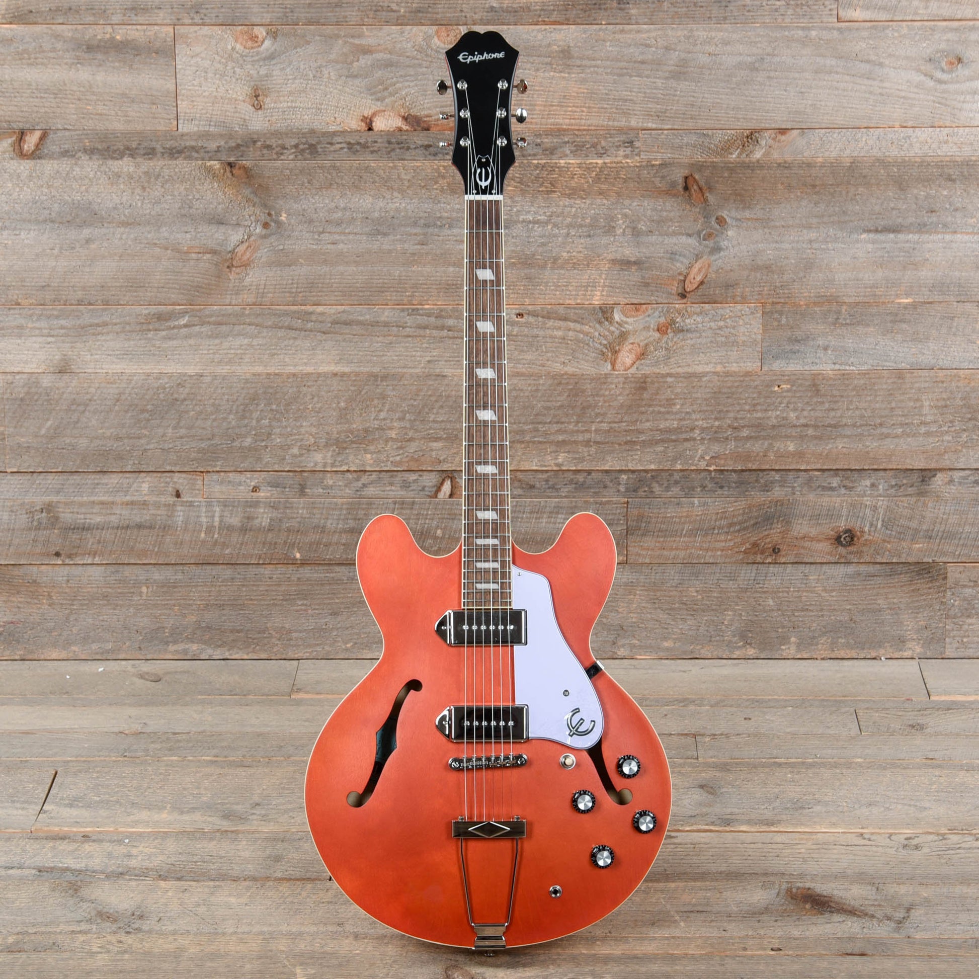 Epiphone Casino Worn Sunrise Orange Electric Guitars / Semi-Hollow