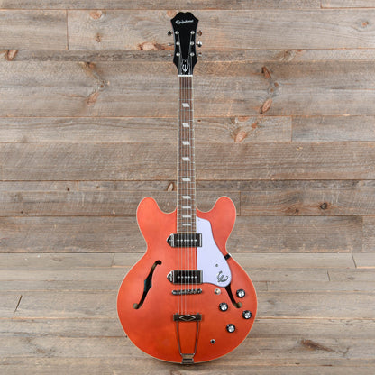 Epiphone Casino Worn Sunrise Orange Electric Guitars / Semi-Hollow