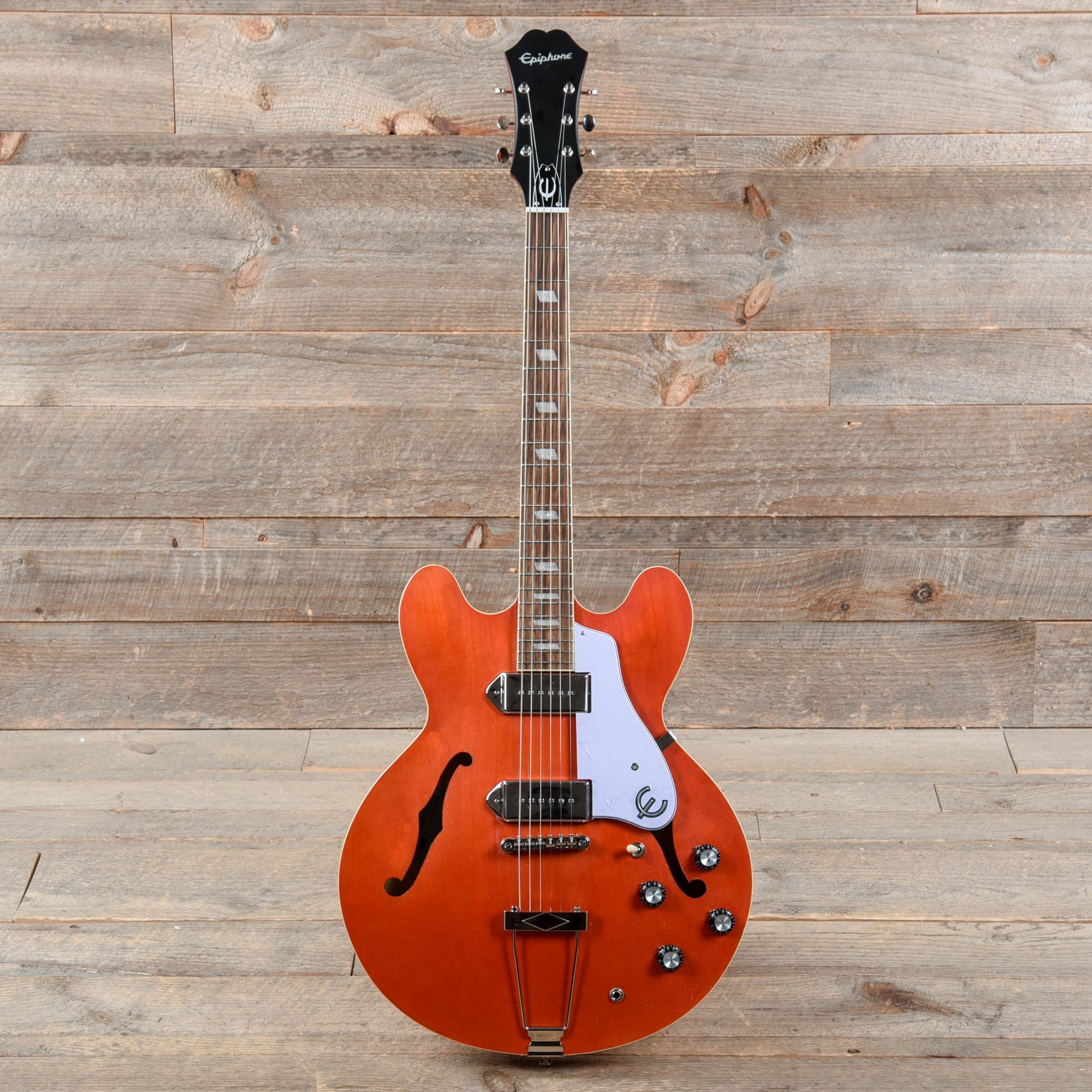 Epiphone Casino Worn Sunrise Orange Electric Guitars / Semi-Hollow