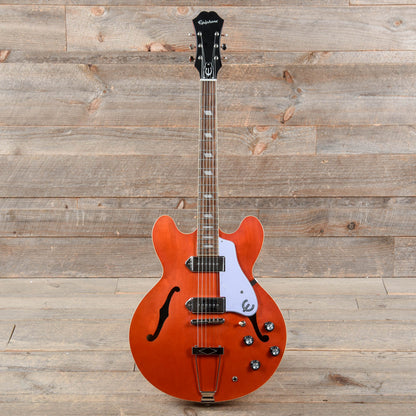 Epiphone Casino Worn Sunrise Orange Electric Guitars / Semi-Hollow