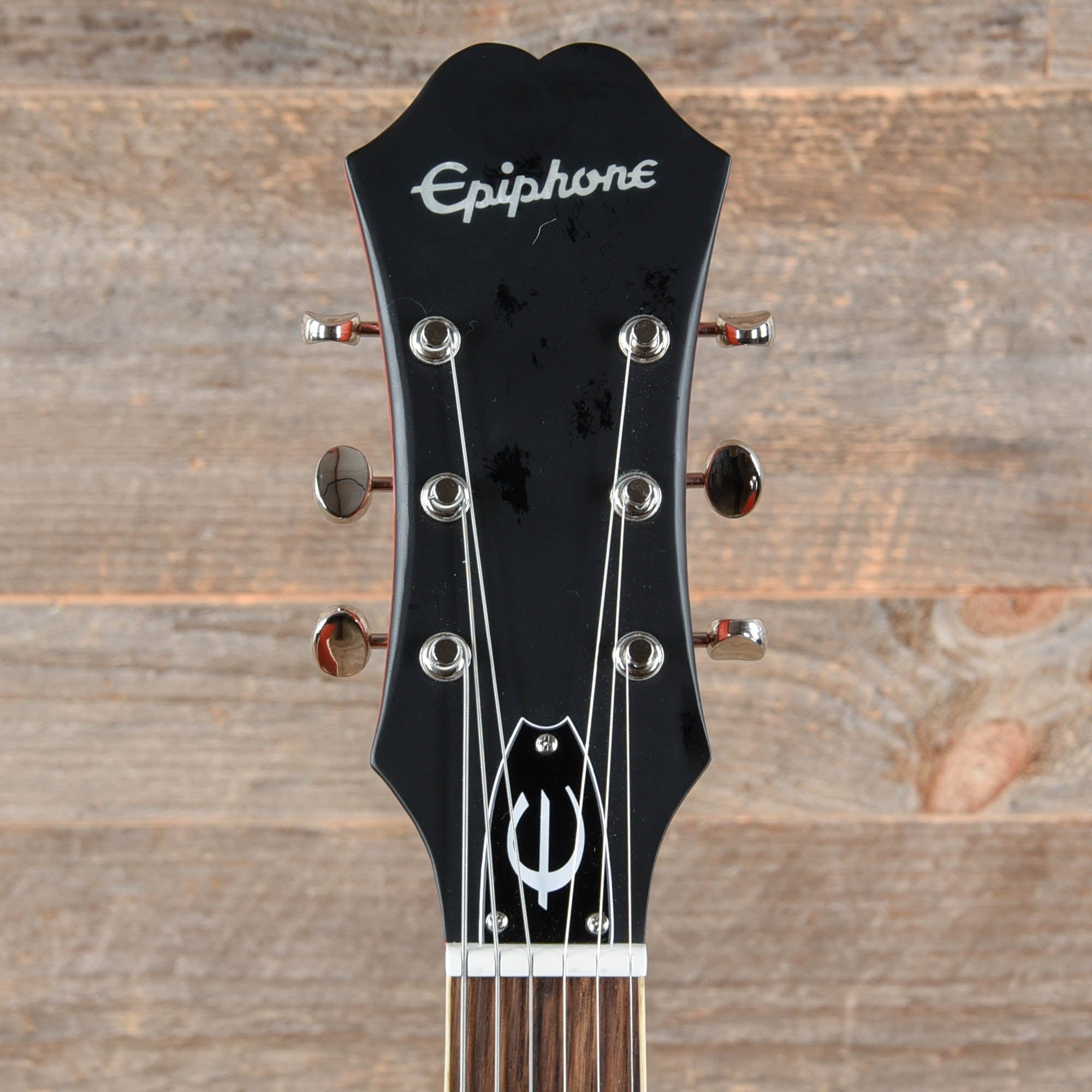 Epiphone Casino Worn Sunrise Orange Electric Guitars / Semi-Hollow