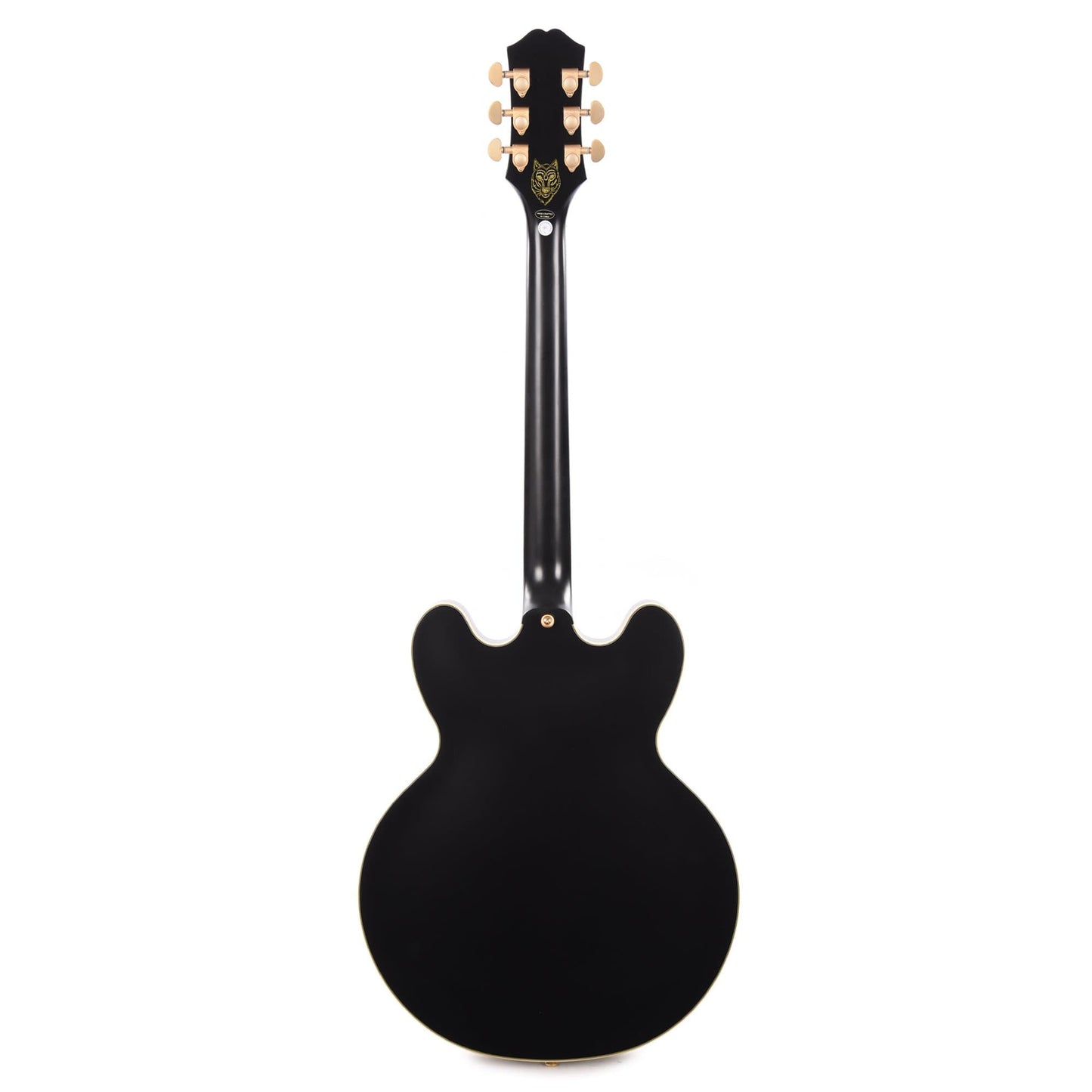 Epiphone Emily Wolfe Sheraton Stealth Black Aged Gloss Electric Guitars / Semi-Hollow