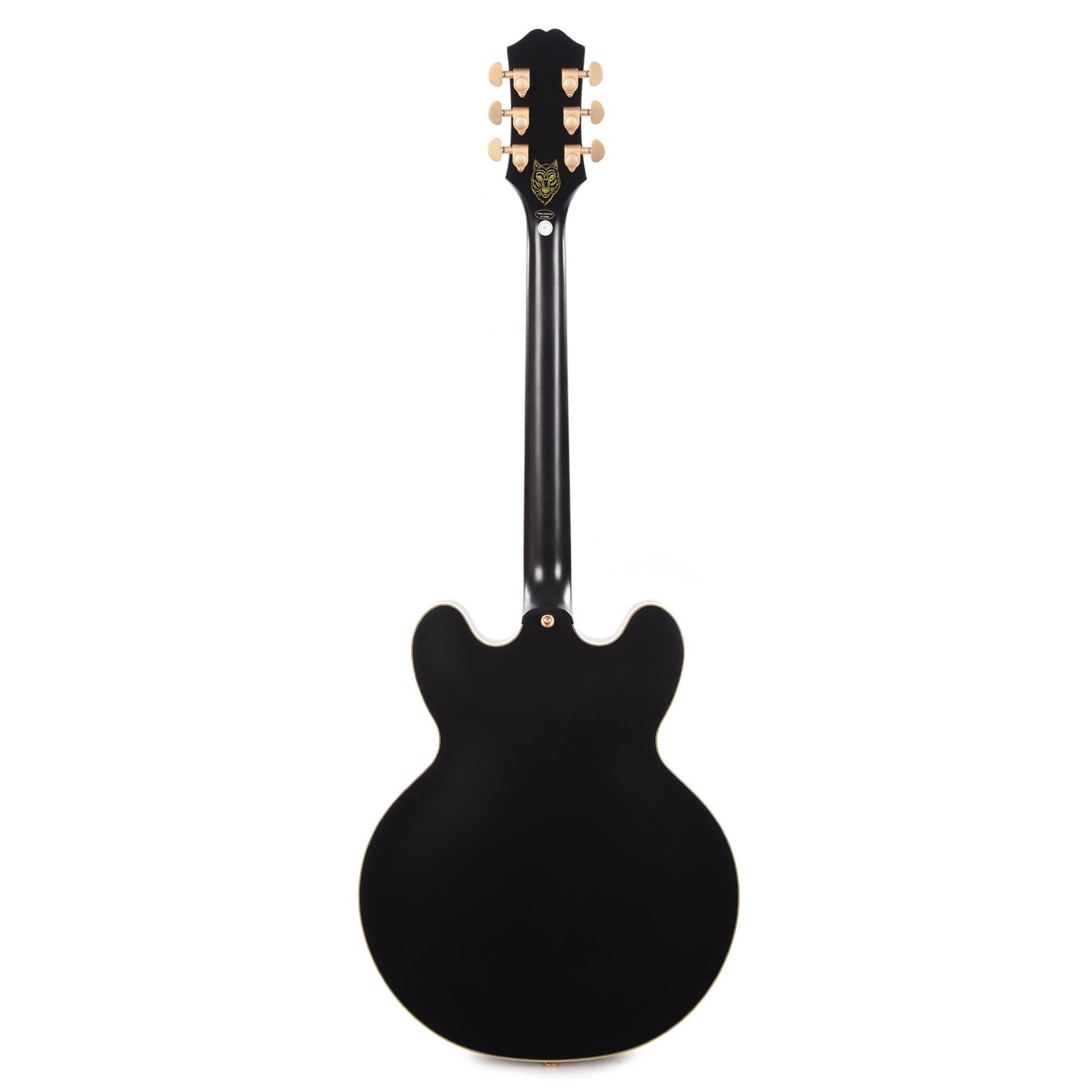 Epiphone Emily Wolfe Sheraton Stealth Black Aged Gloss Electric Guitars / Semi-Hollow