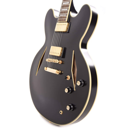 Epiphone Emily Wolfe Sheraton Stealth Black Aged Gloss Electric Guitars / Semi-Hollow