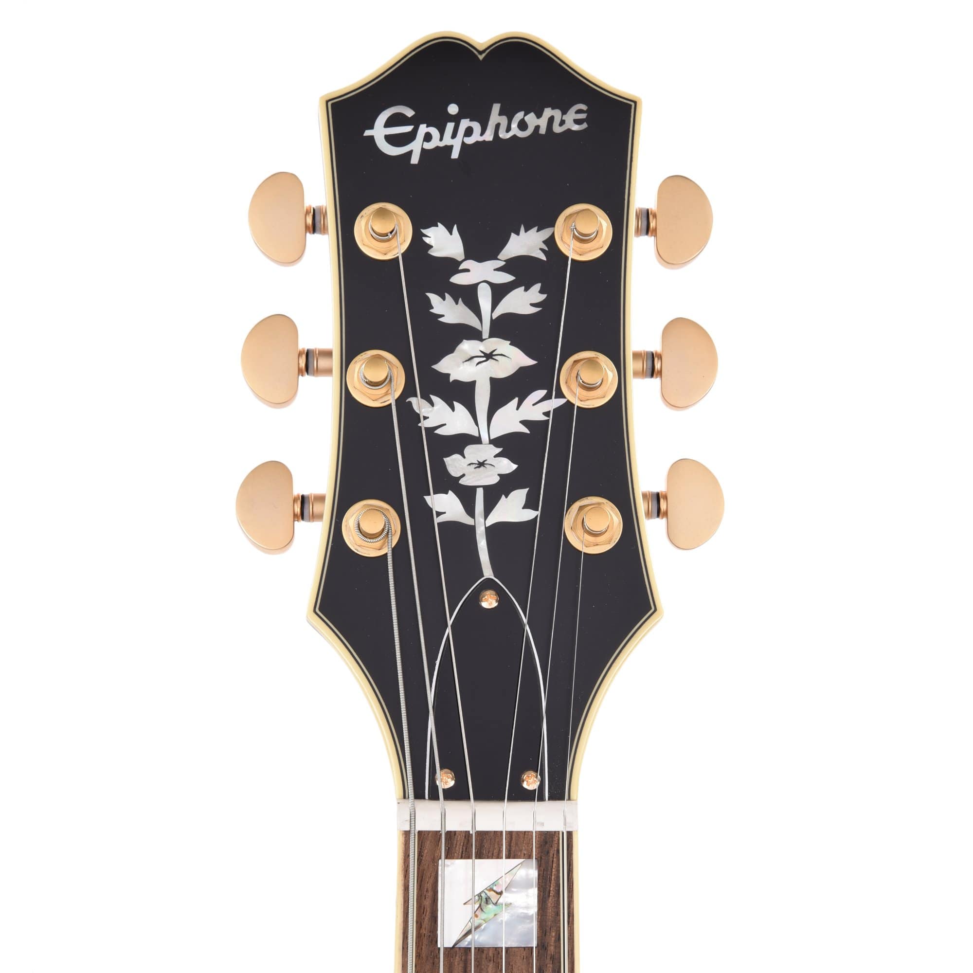 Epiphone Emily Wolfe Sheraton Stealth Black Aged Gloss Electric Guitars / Semi-Hollow