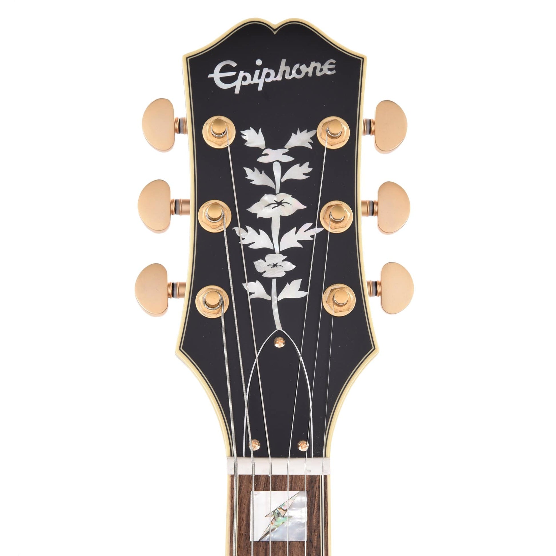 Epiphone Emily Wolfe Sheraton Stealth Black Aged Gloss Electric Guitars / Semi-Hollow