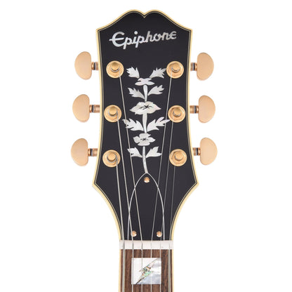 Epiphone Emily Wolfe Sheraton Stealth Black Aged Gloss Electric Guitars / Semi-Hollow