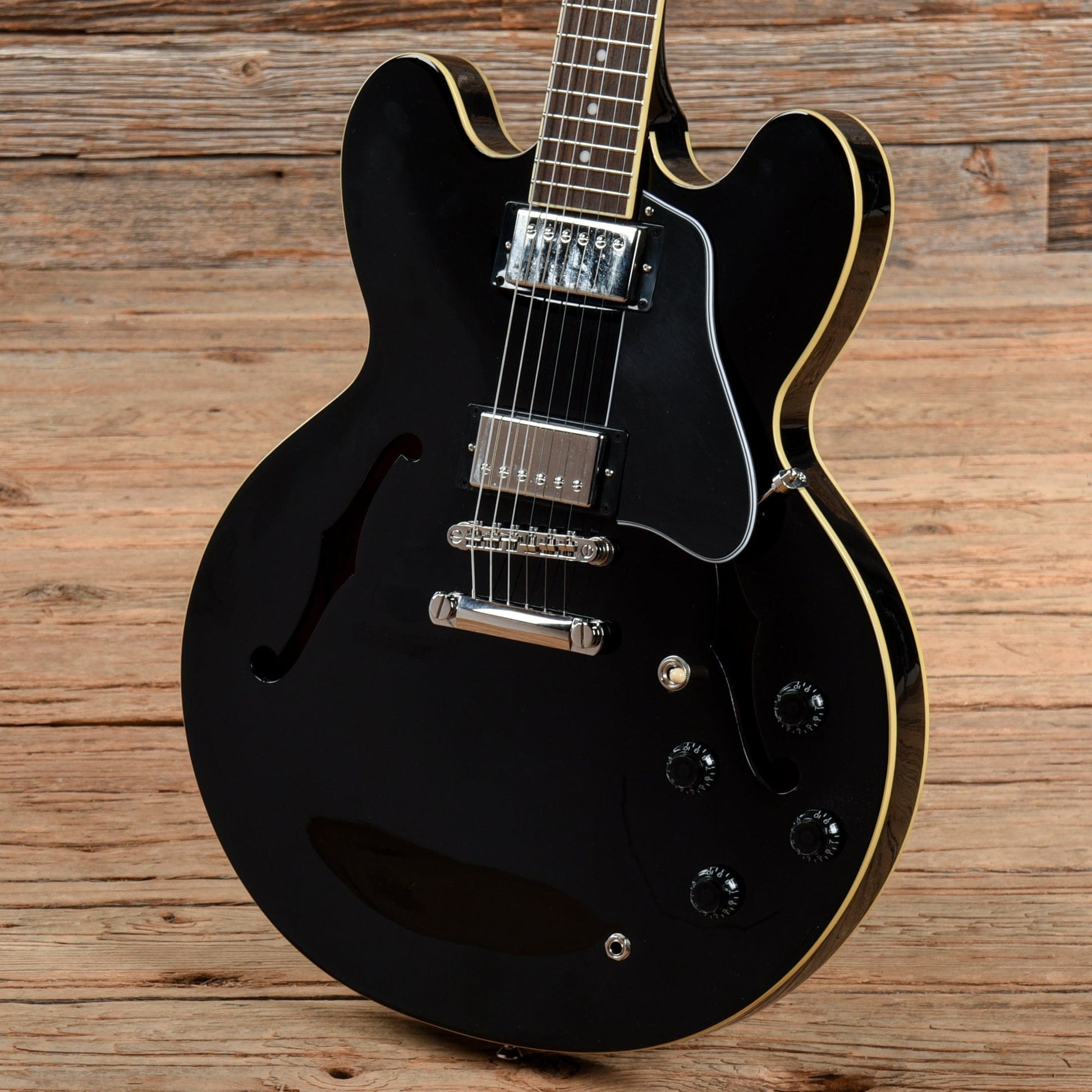 Epiphone ES-335 Ebony 2021 Electric Guitars / Semi-Hollow