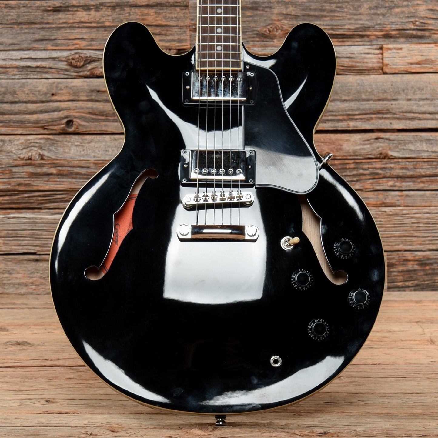 Epiphone ES-335 Ebony 2021 Electric Guitars / Semi-Hollow