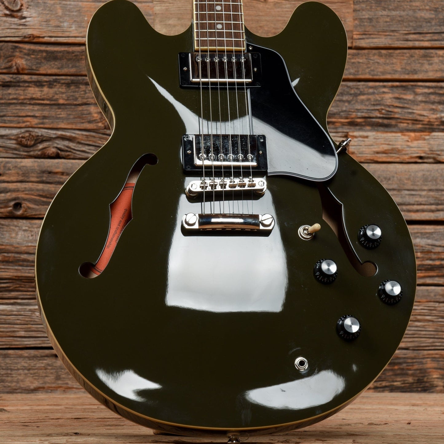 Epiphone ES-335 IG Olive Drab 2021 Electric Guitars / Semi-Hollow
