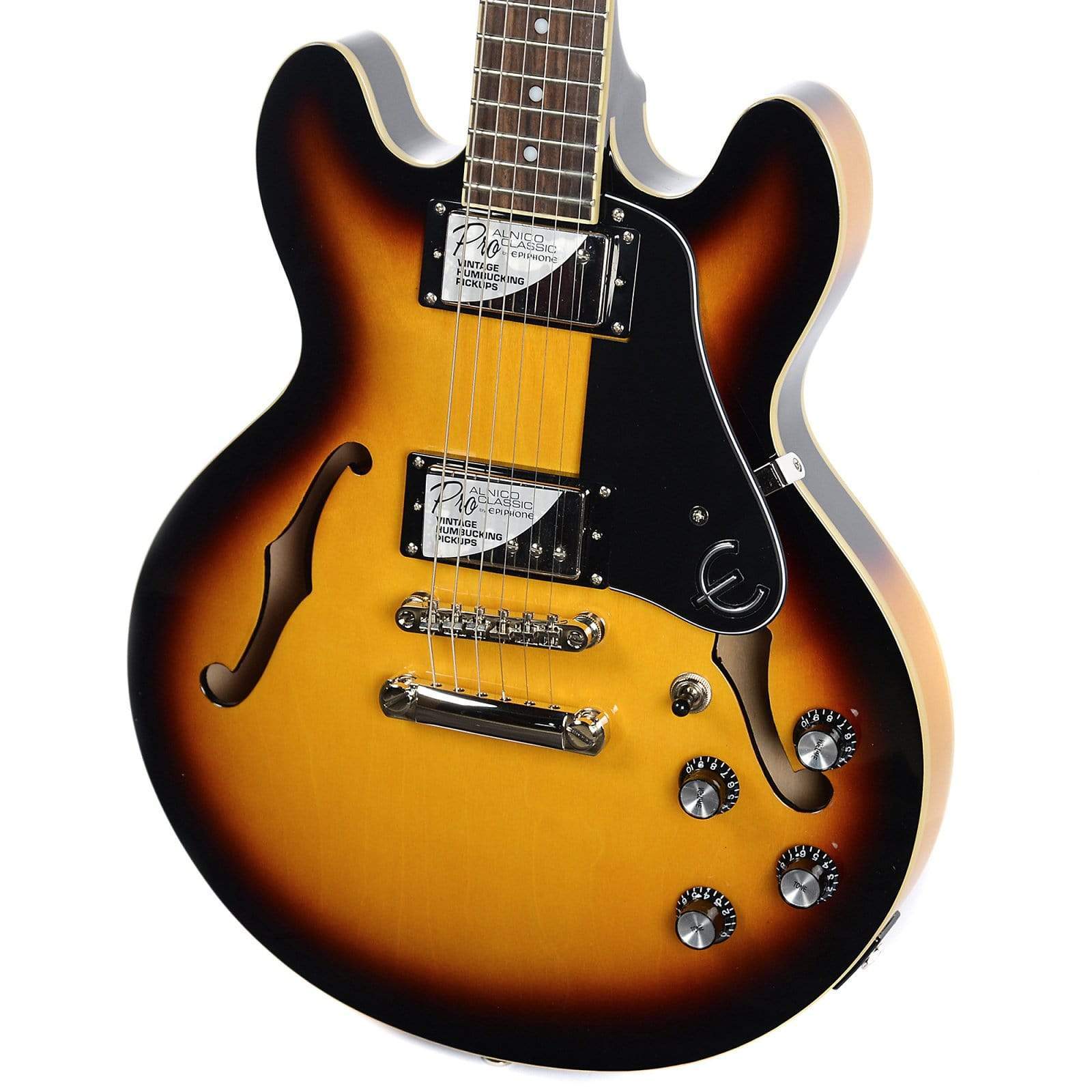 Epiphone ES-339 Pro Vintage Sunburst w/Alnico Classic Pros & Coil-Tap Electric Guitars / Semi-Hollow