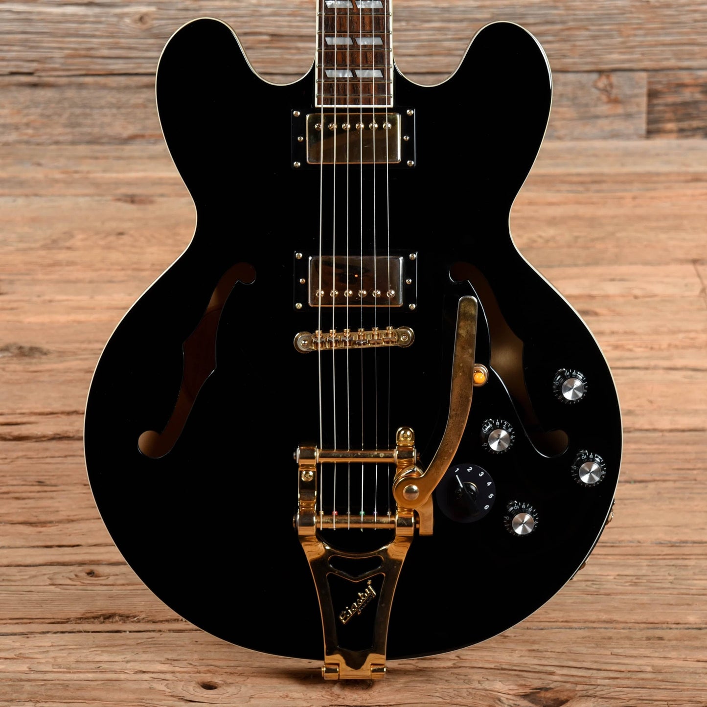 Epiphone ES-345 Stereo Reissue Ebony 2011 Electric Guitars / Semi-Hollow