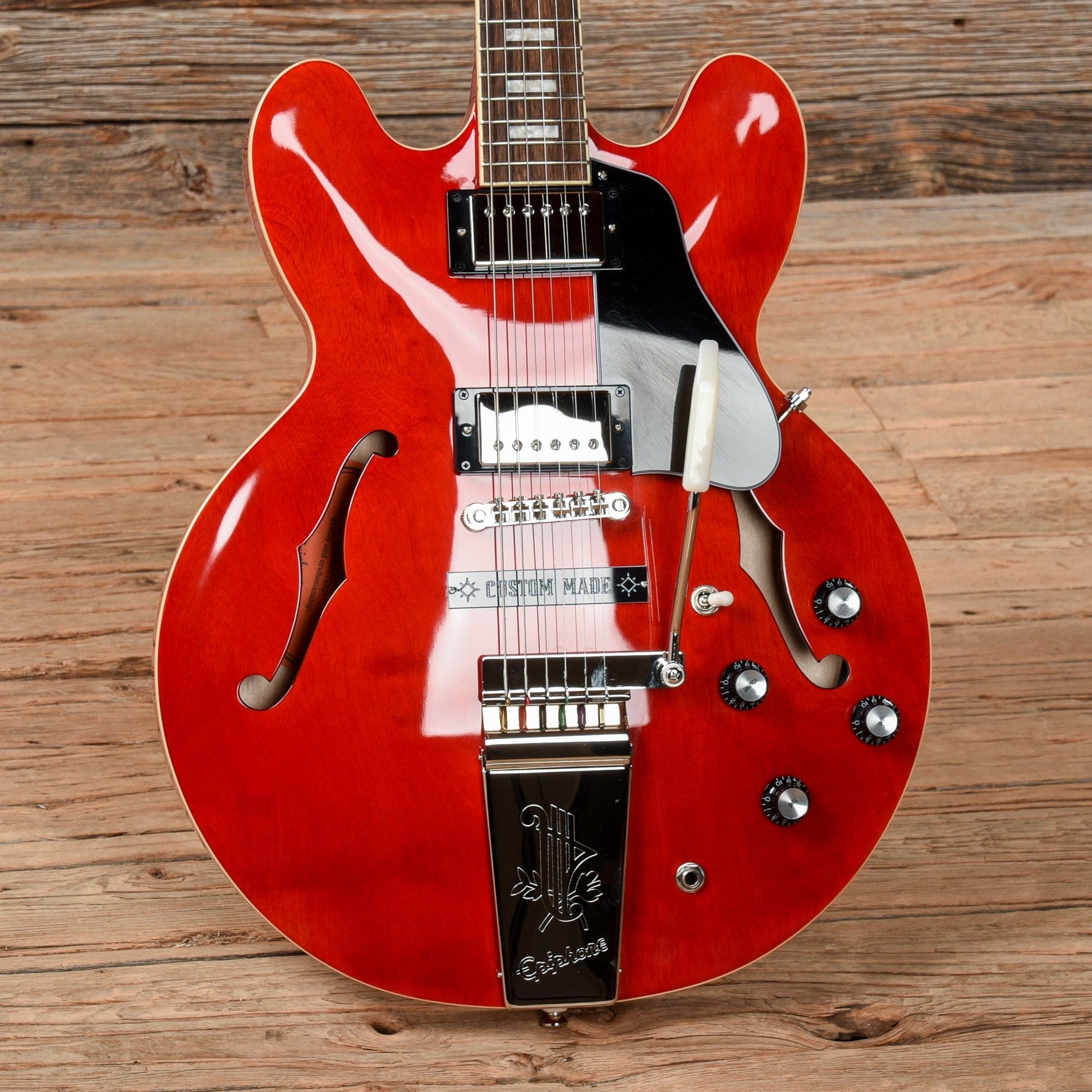 Epiphone Joe Bonamassa 62 ES-335 Cherry 2022 Electric Guitars / Semi-Hollow