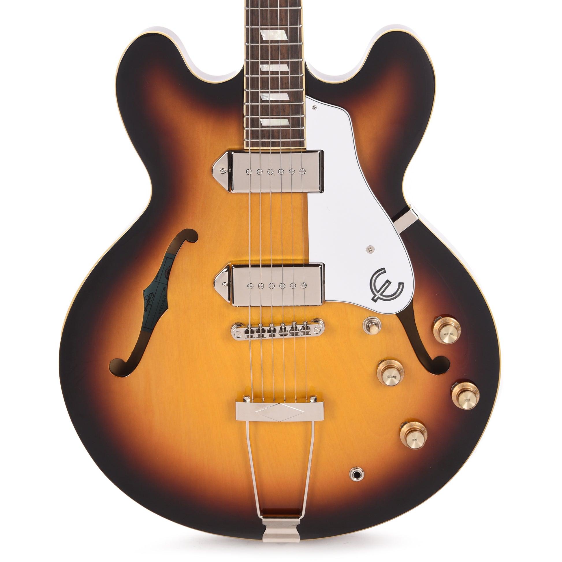 Epiphone Original Casino Vintage Sunburst Electric Guitars / Semi-Hollow