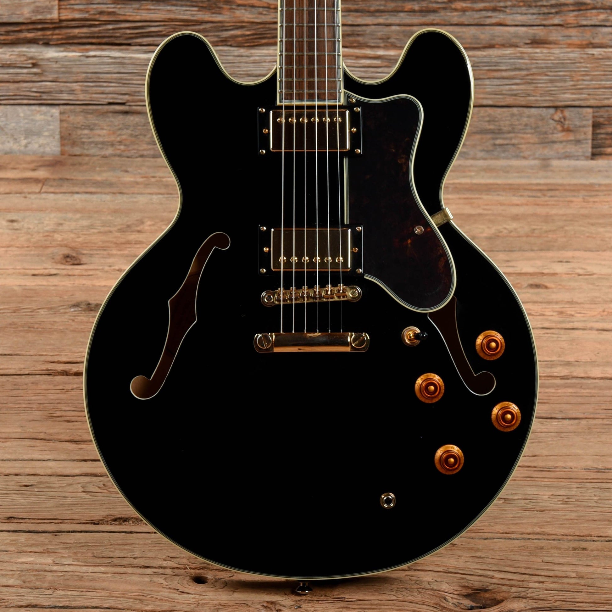 Epiphone Sheraton II Ebony 2013 Electric Guitars / Semi-Hollow