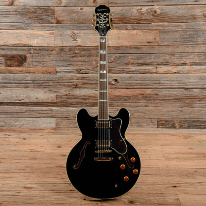 Epiphone Sheraton II Ebony 2013 Electric Guitars / Semi-Hollow