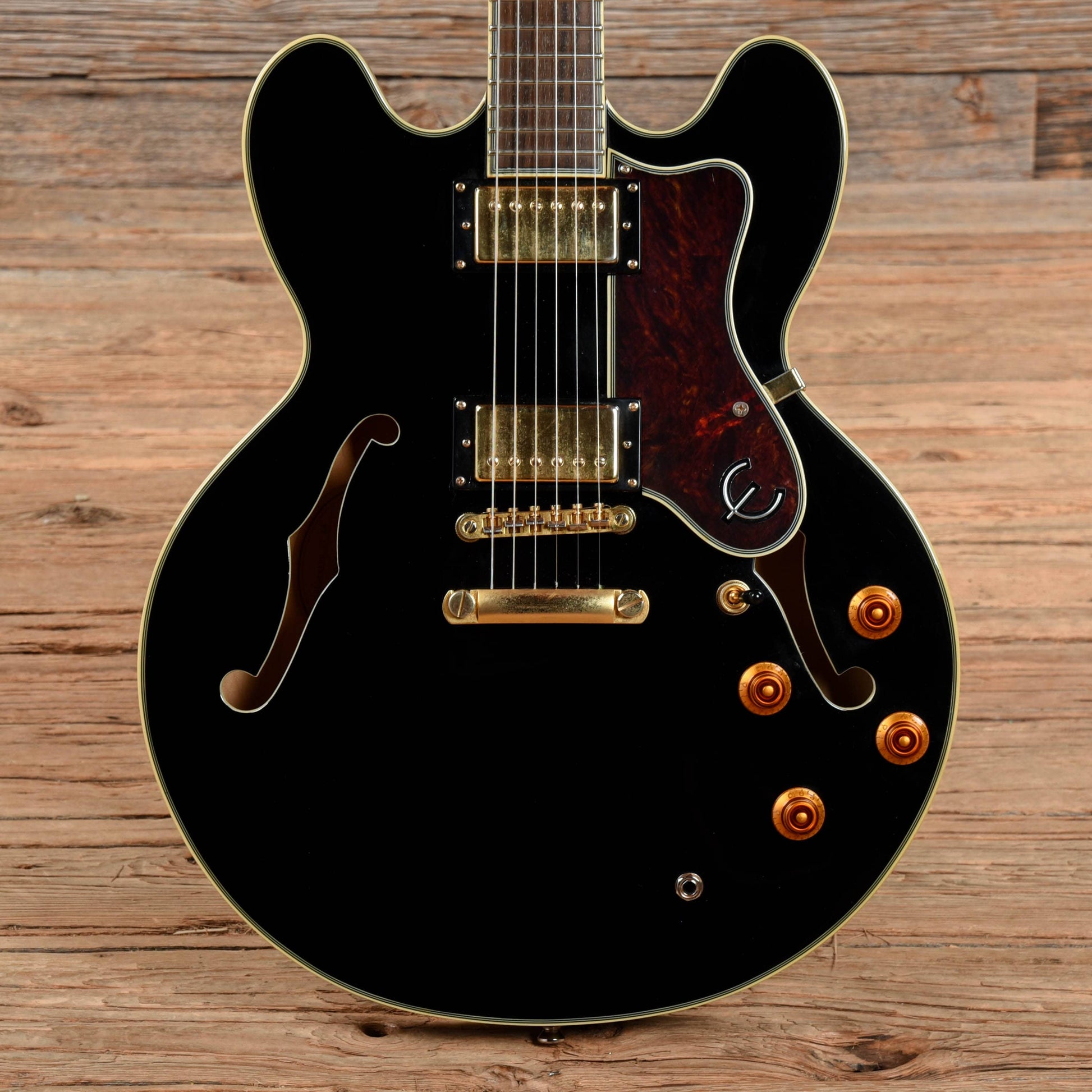 Epiphone Sheraton II Ebony 2014 Electric Guitars / Semi-Hollow