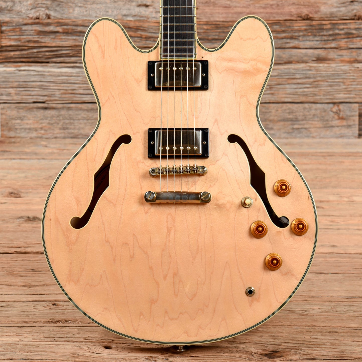 Epiphone Sheraton II Natural 2006 Electric Guitars / Semi-Hollow